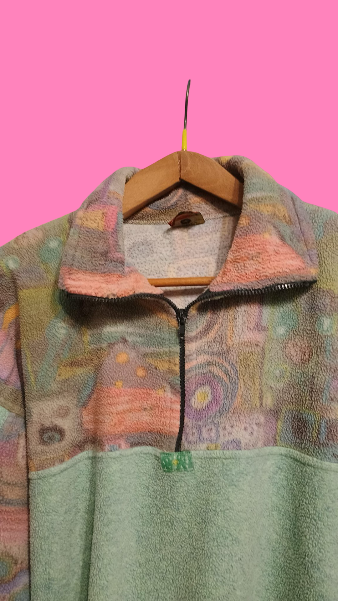 Vintage Multicolor Fantasy 90's Fleece Unisex Size L