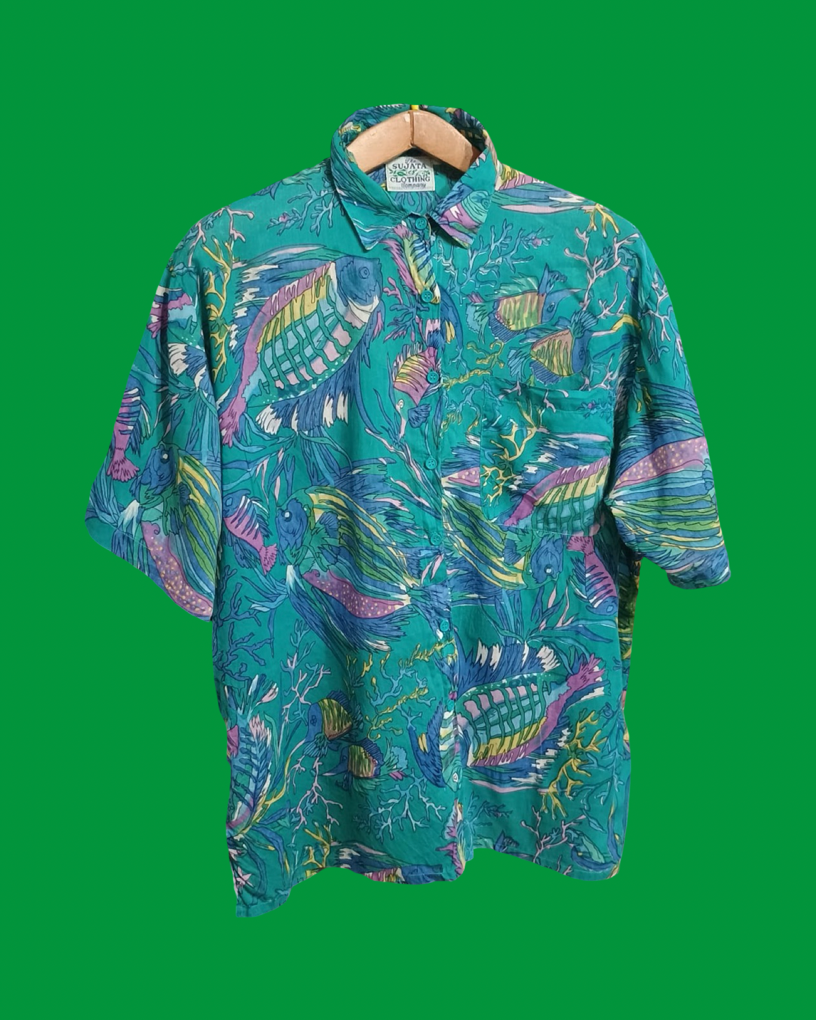 Vintage Multicolor Fantasy 90's Shirt Unisex Size M