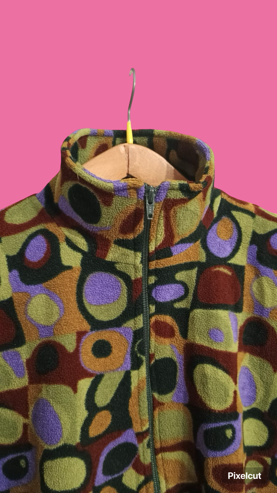 Vintage Multicolor Fantasy 90's Fleece Woman Size M