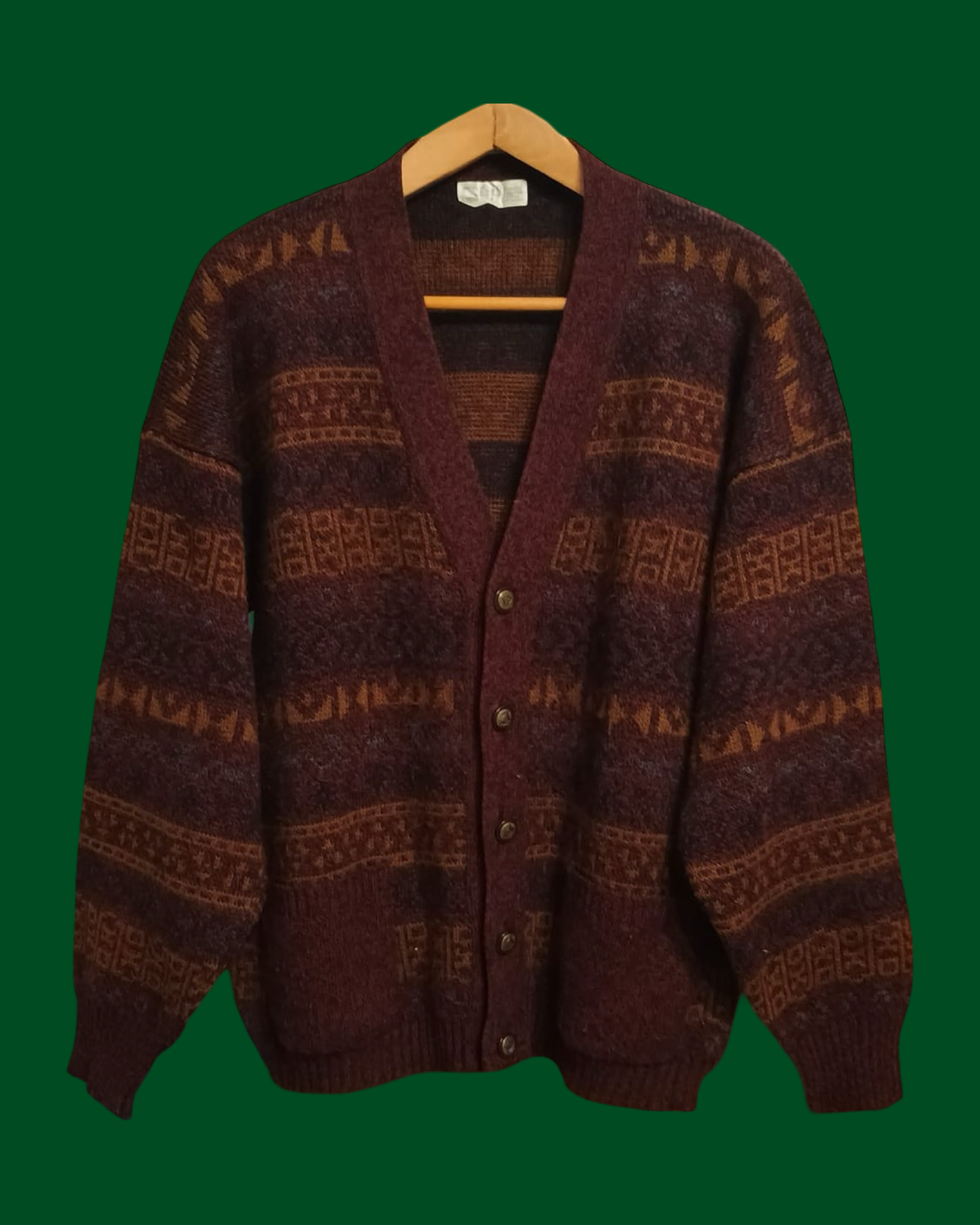 Vintage Multicolor Fantasy 90's Sweater Unisex Size L