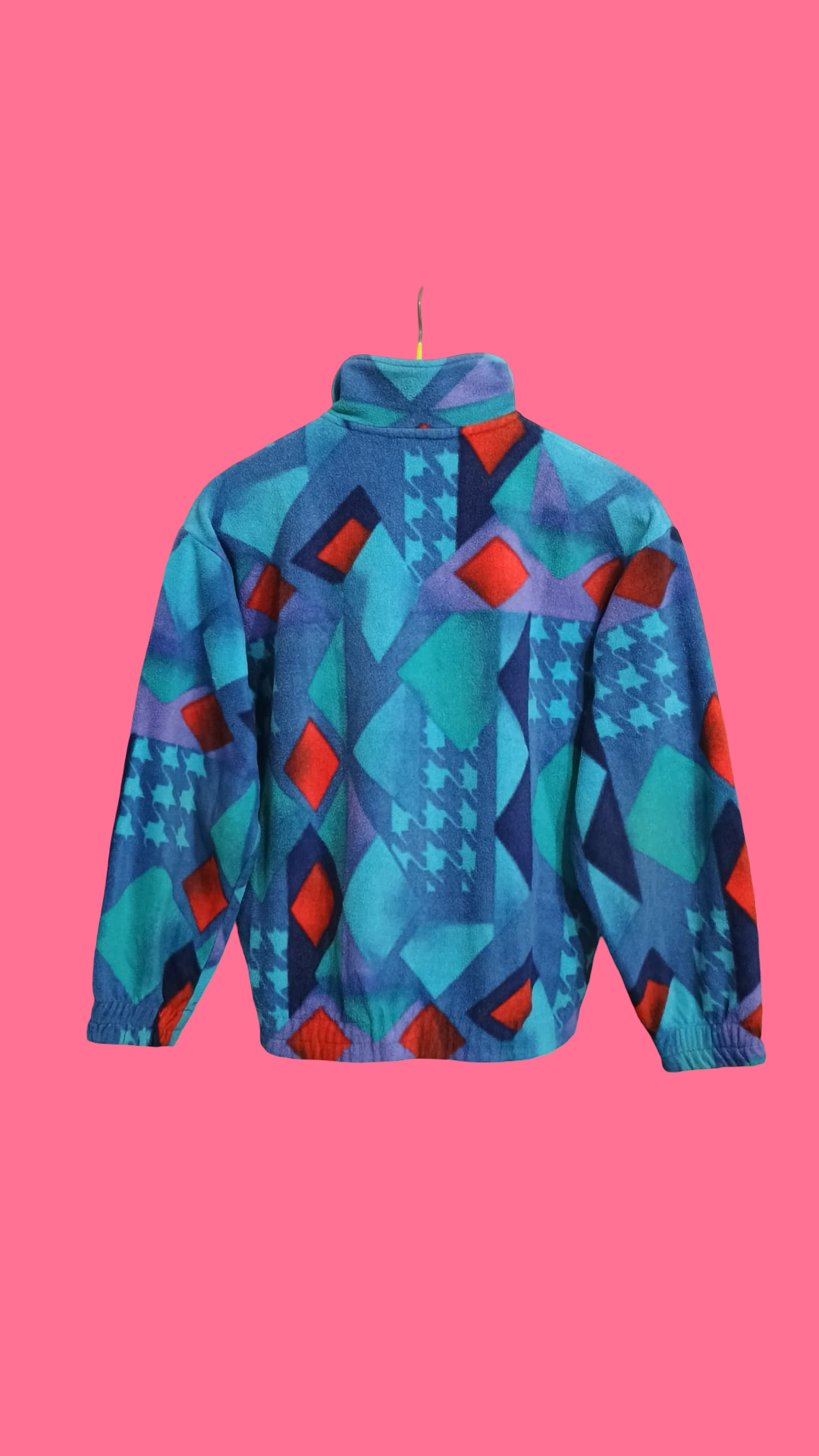 Vintage Multicolor Fantasy 90's Fila Sweatshirt Woman Size S