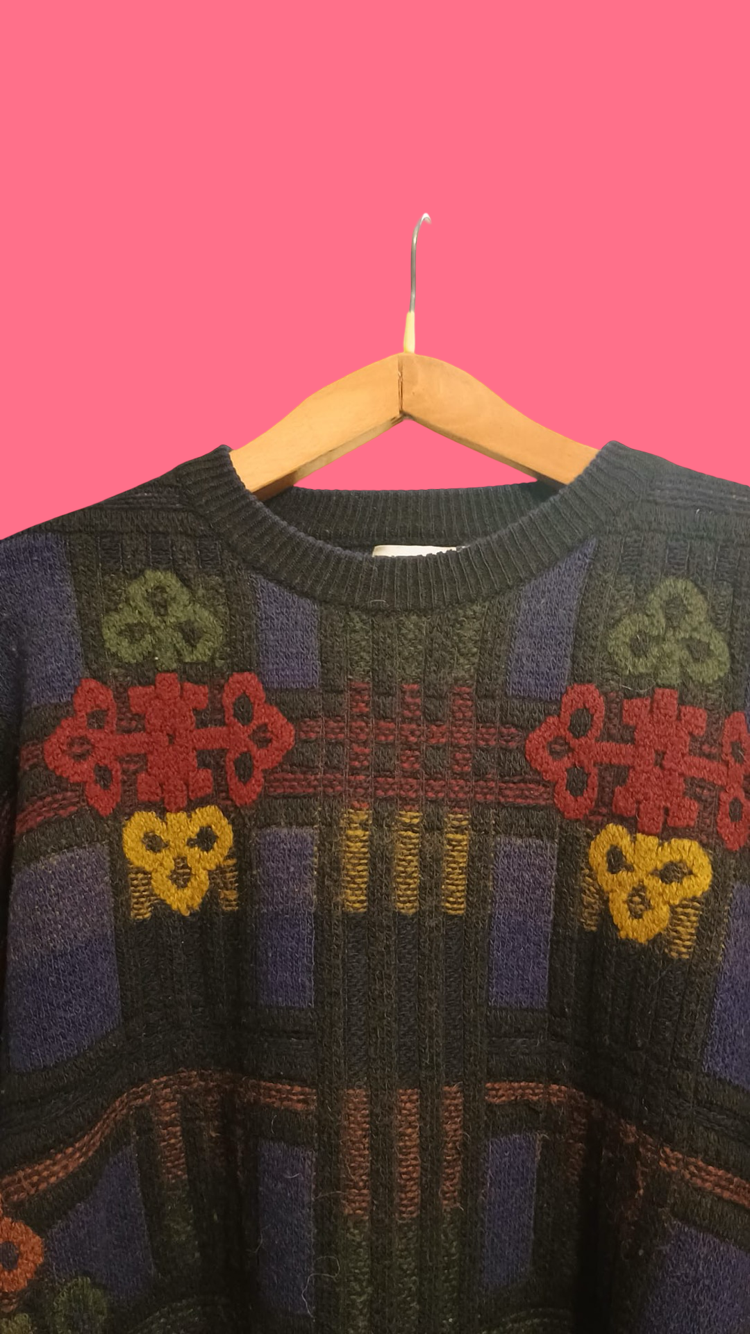 Vintage Multicolor Fantasy 90's Sweater Unisex Size XL