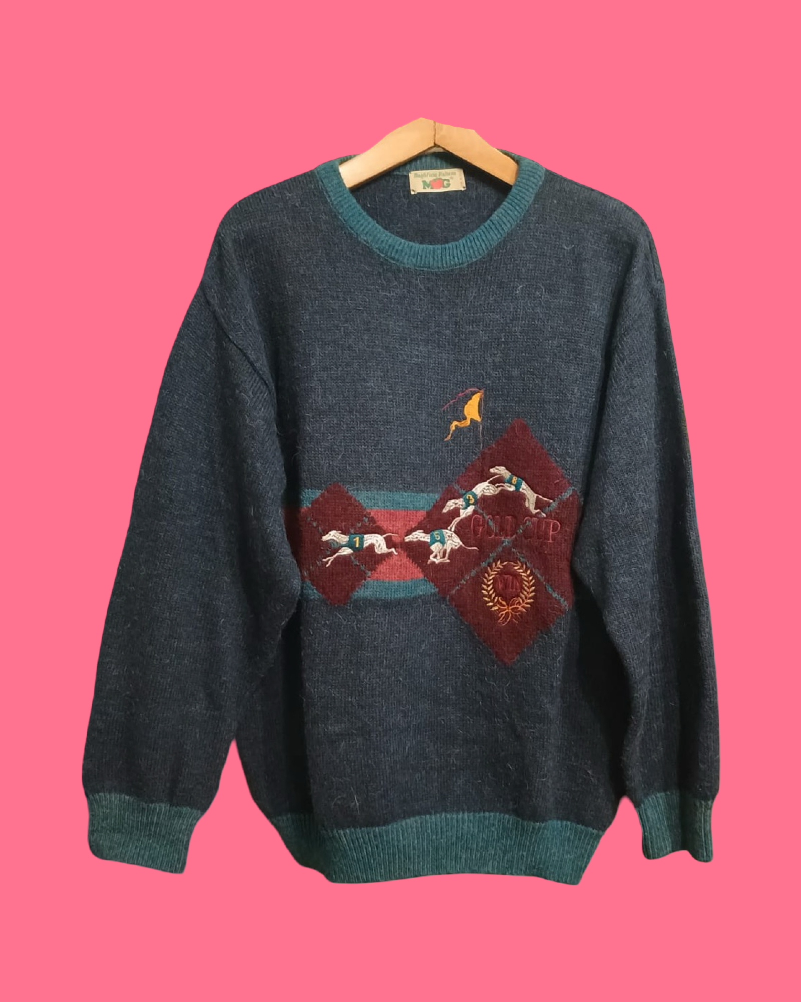 Vintage Multicolor Fantasy 90's Sweater Unisex Size XL