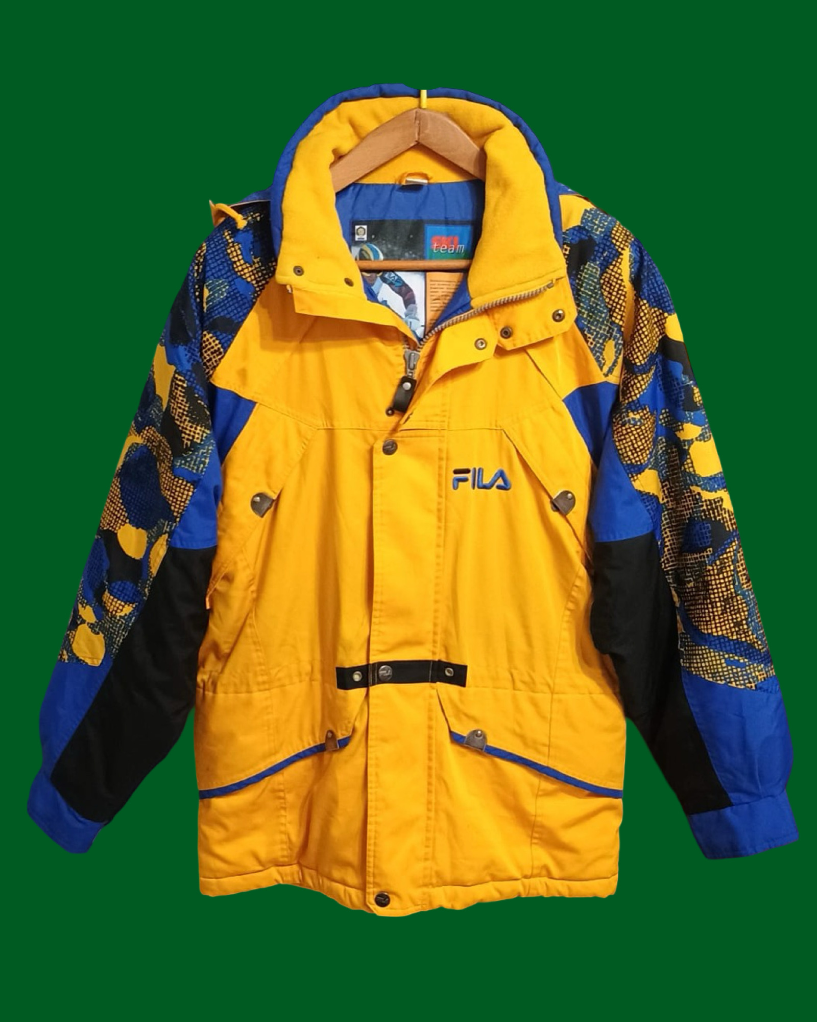 Vintage Multicolor Fantasy 90's Fila Snow Jacket Unisex Size XL