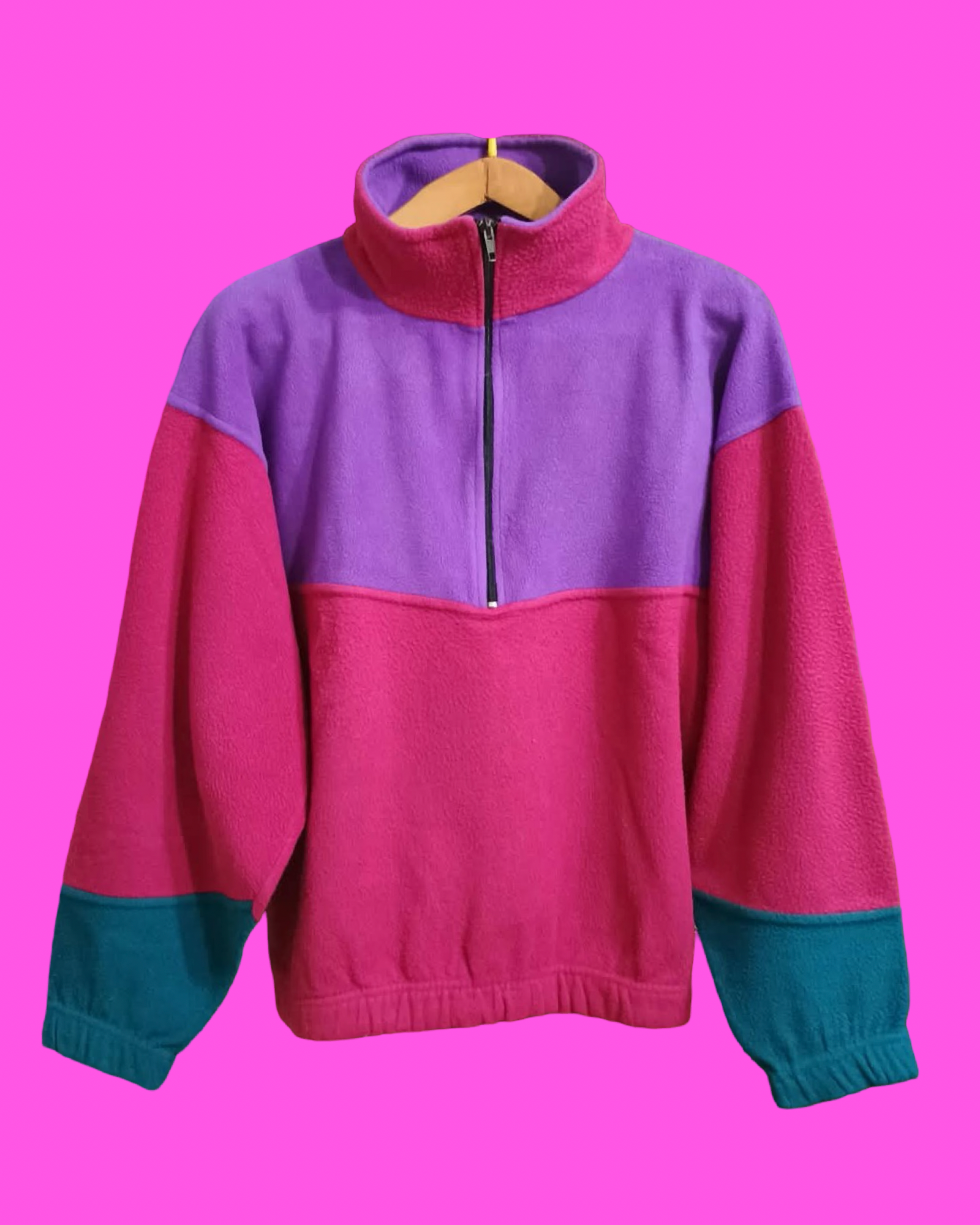 Vintage Multicolor Fantasy 90's Fleece Unisex Size M