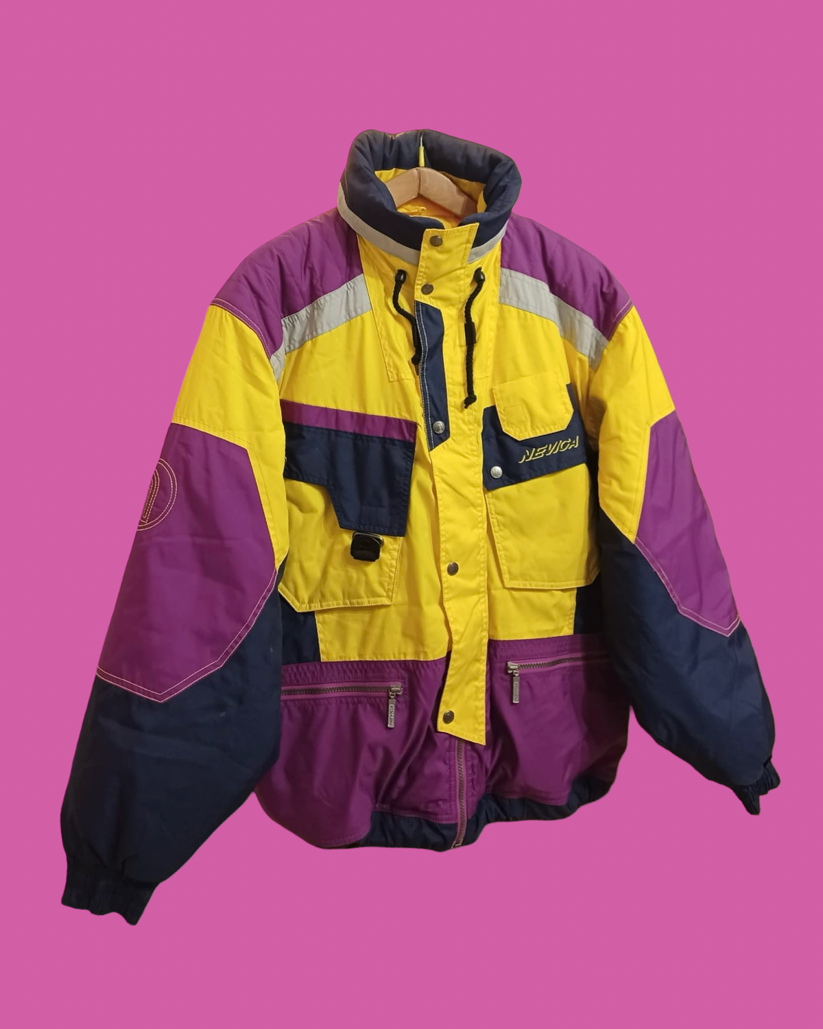 Vintage Multicolor Fantasy 90's Snow Jacket Unisex Size L
