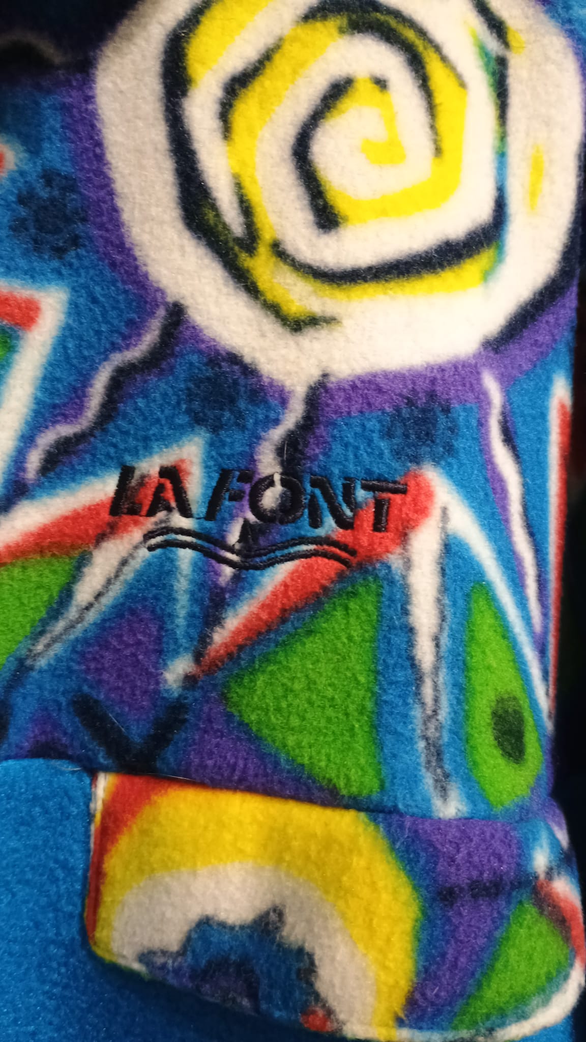 Vintage Multicolor Fantasy 90's Fleece Unisex Size L