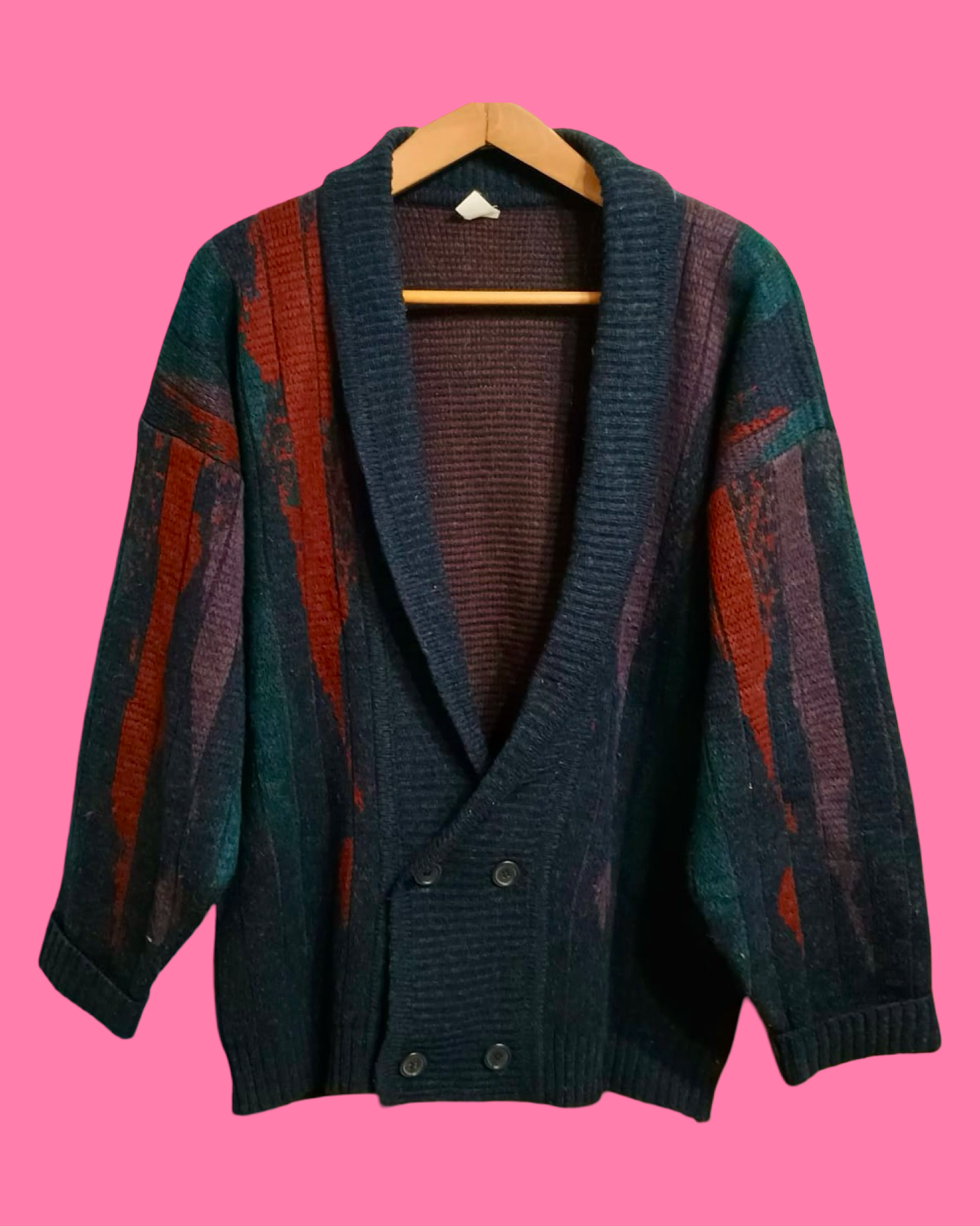 Vintage Multicolor Fantasy 90's Sweater Unisex Size XL