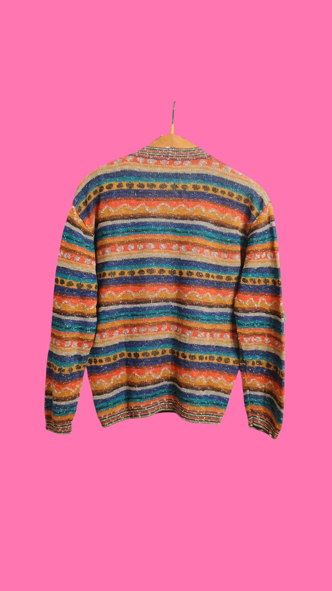 Vintage Multicolor Fantasy 90's Sweater Unisex Size S