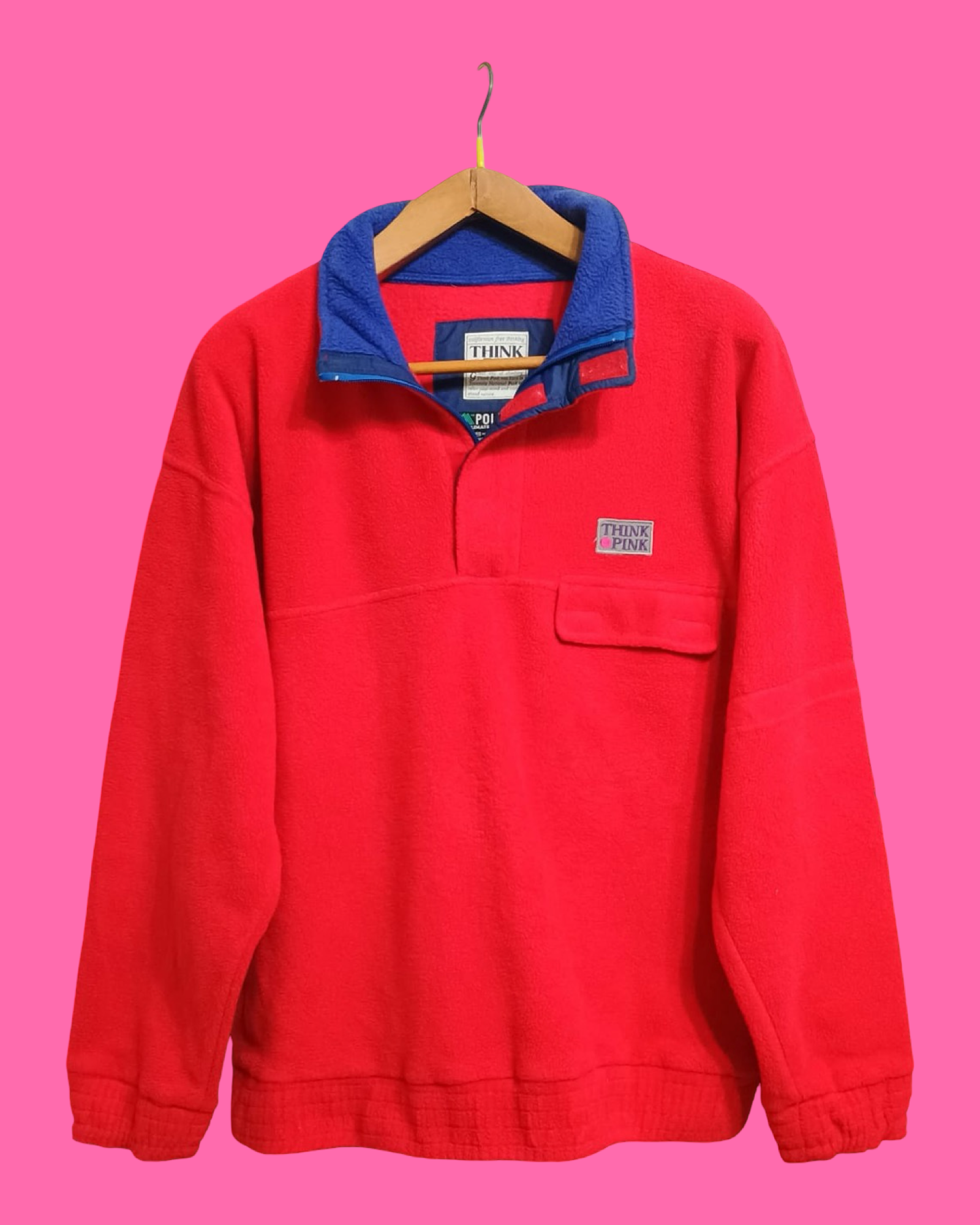 Vintage Multicolor Fantasy 90's Fleece Unisex Size L