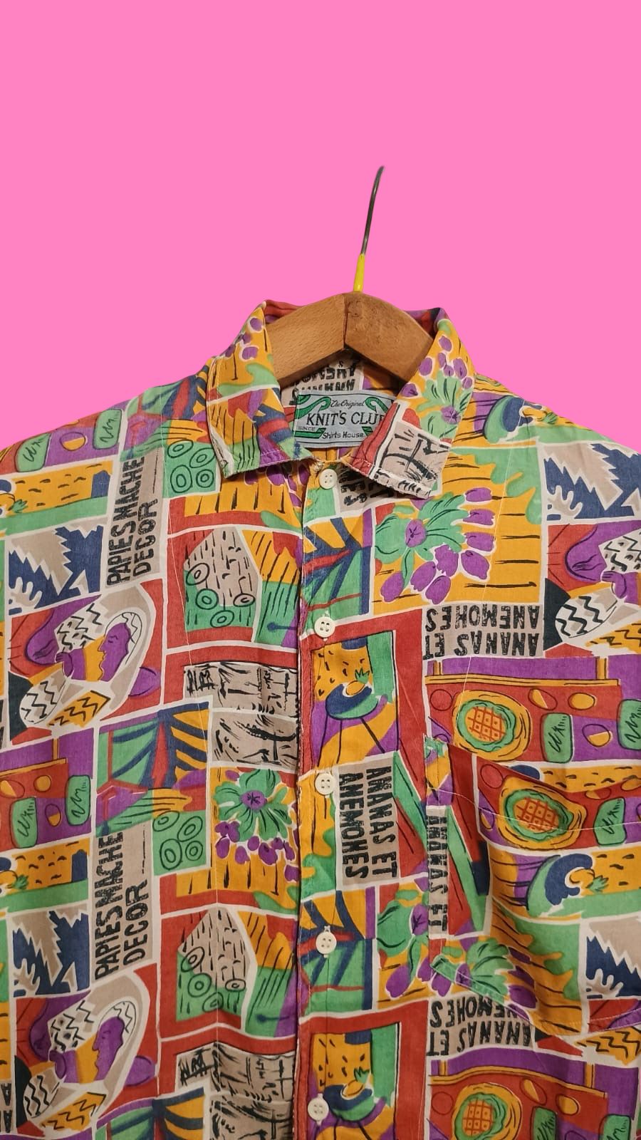 Vintage Multicolor Fantasy 90's Shirt Unisex Size M