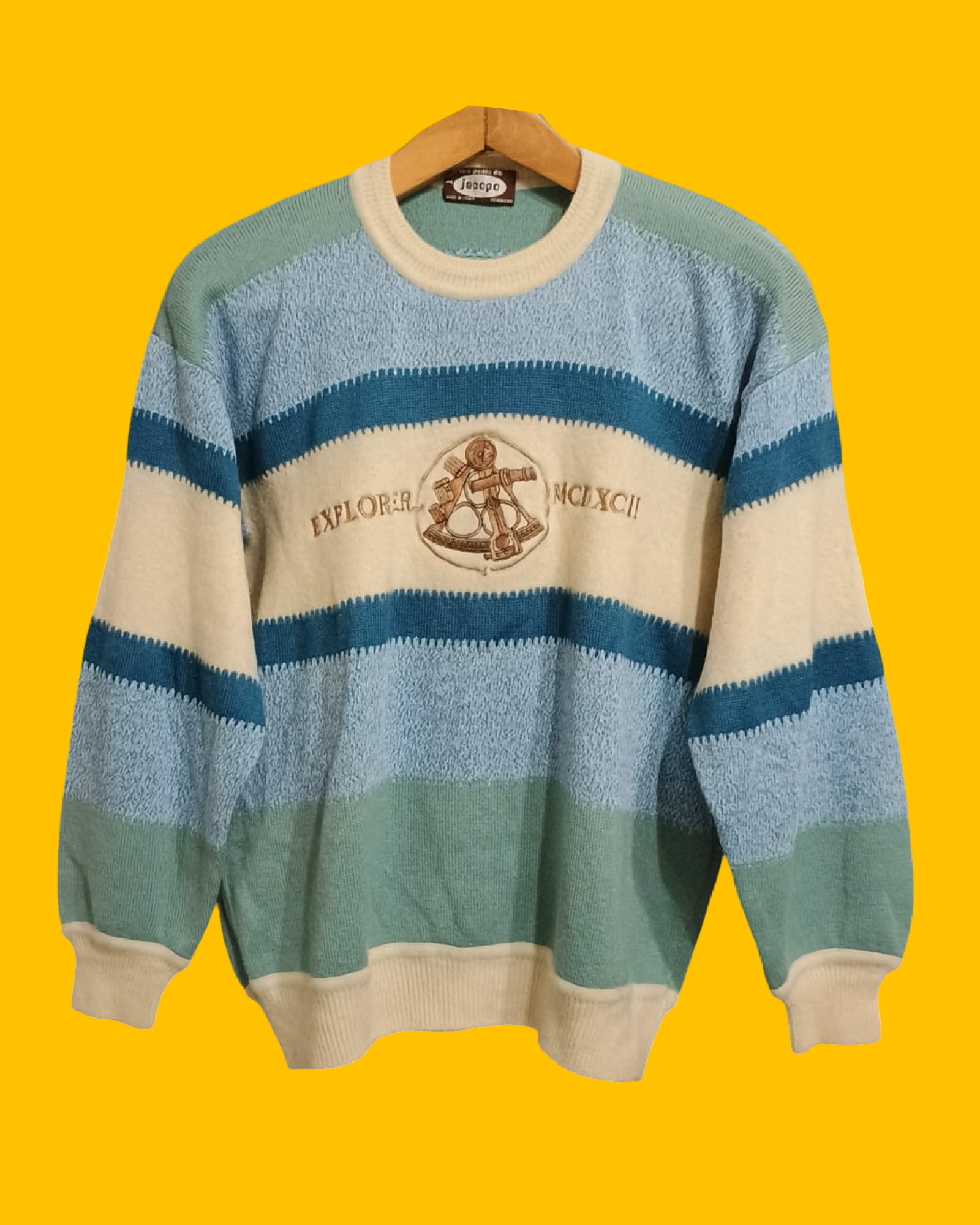Vintage Multicolor Fantasy 90's Sweater Unisex Size S