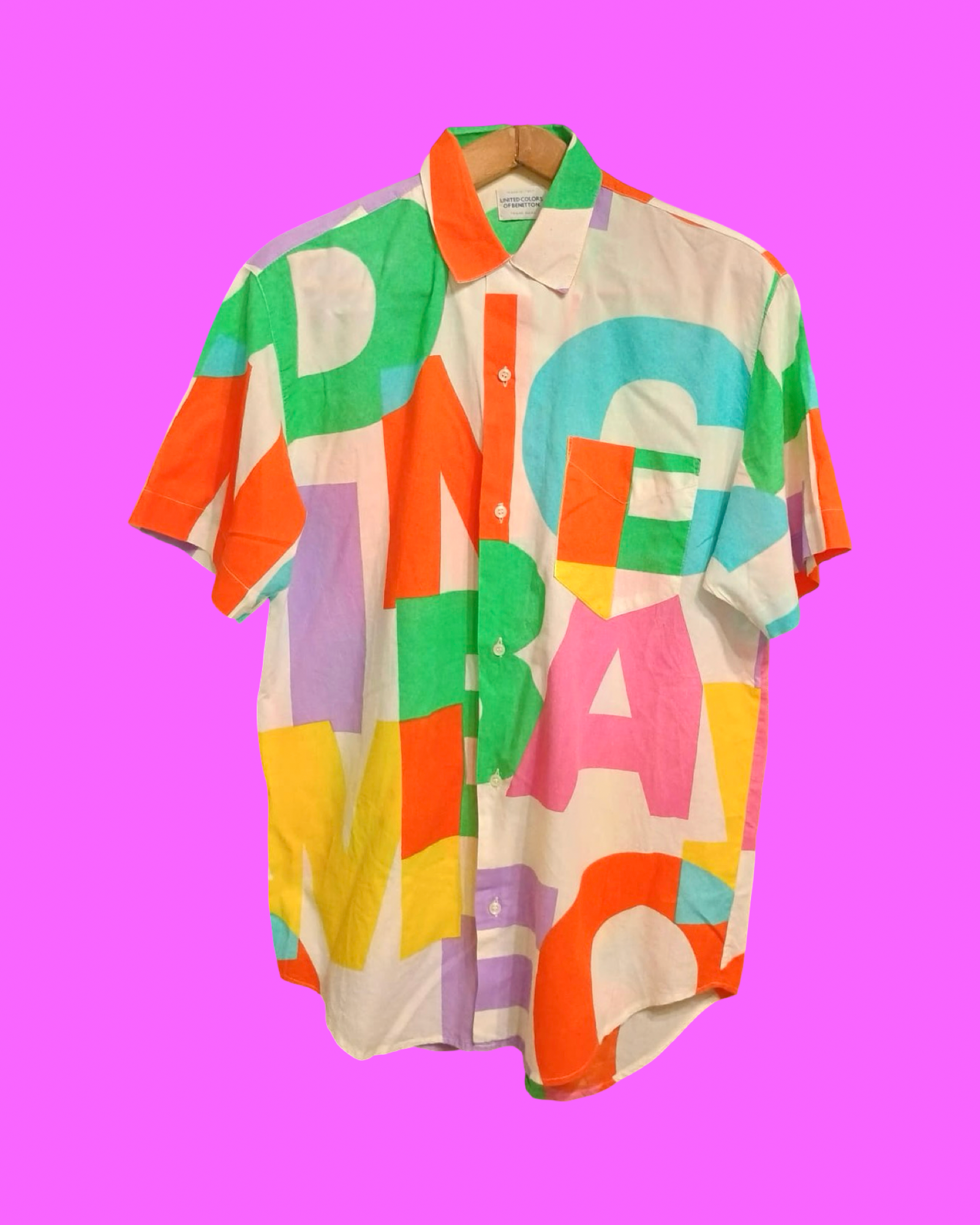 Vintage Multicolor Fantasy 90's Shirt Unisex Size M