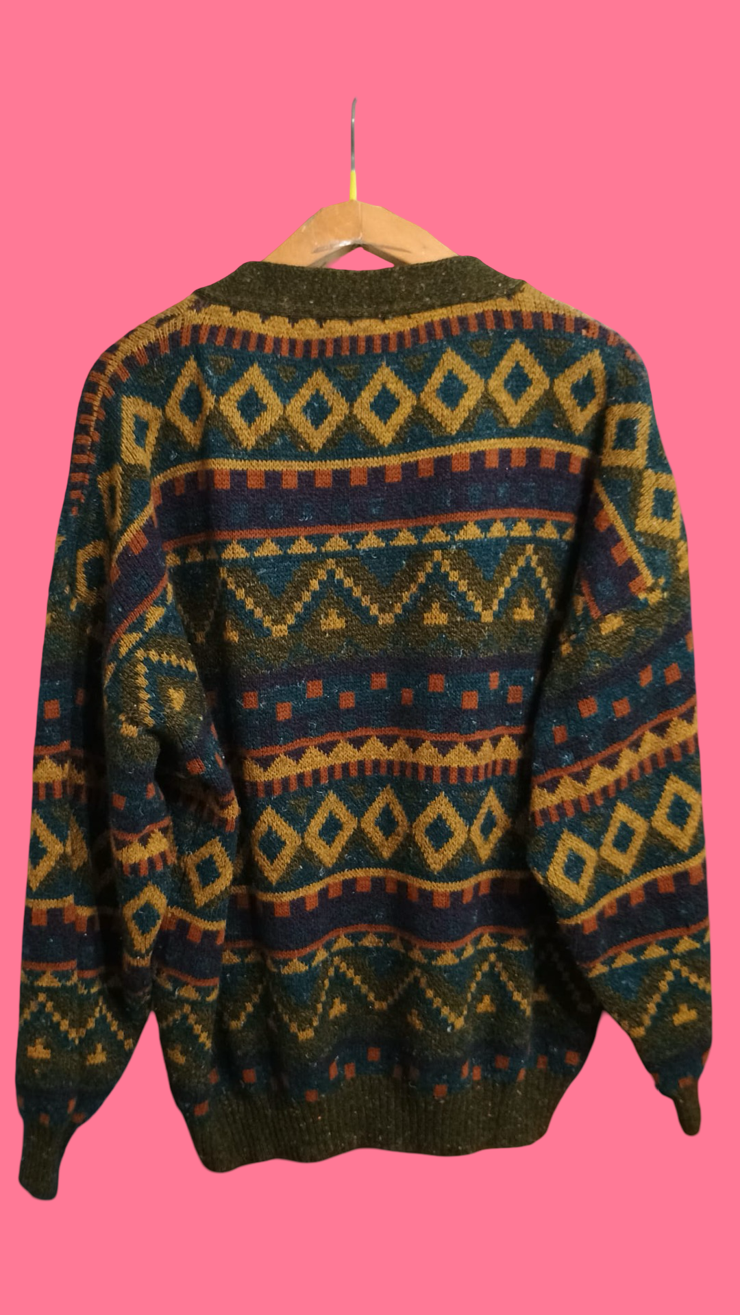 Vintage Multicolor Fantasy 90's Sweater Unisex Size L