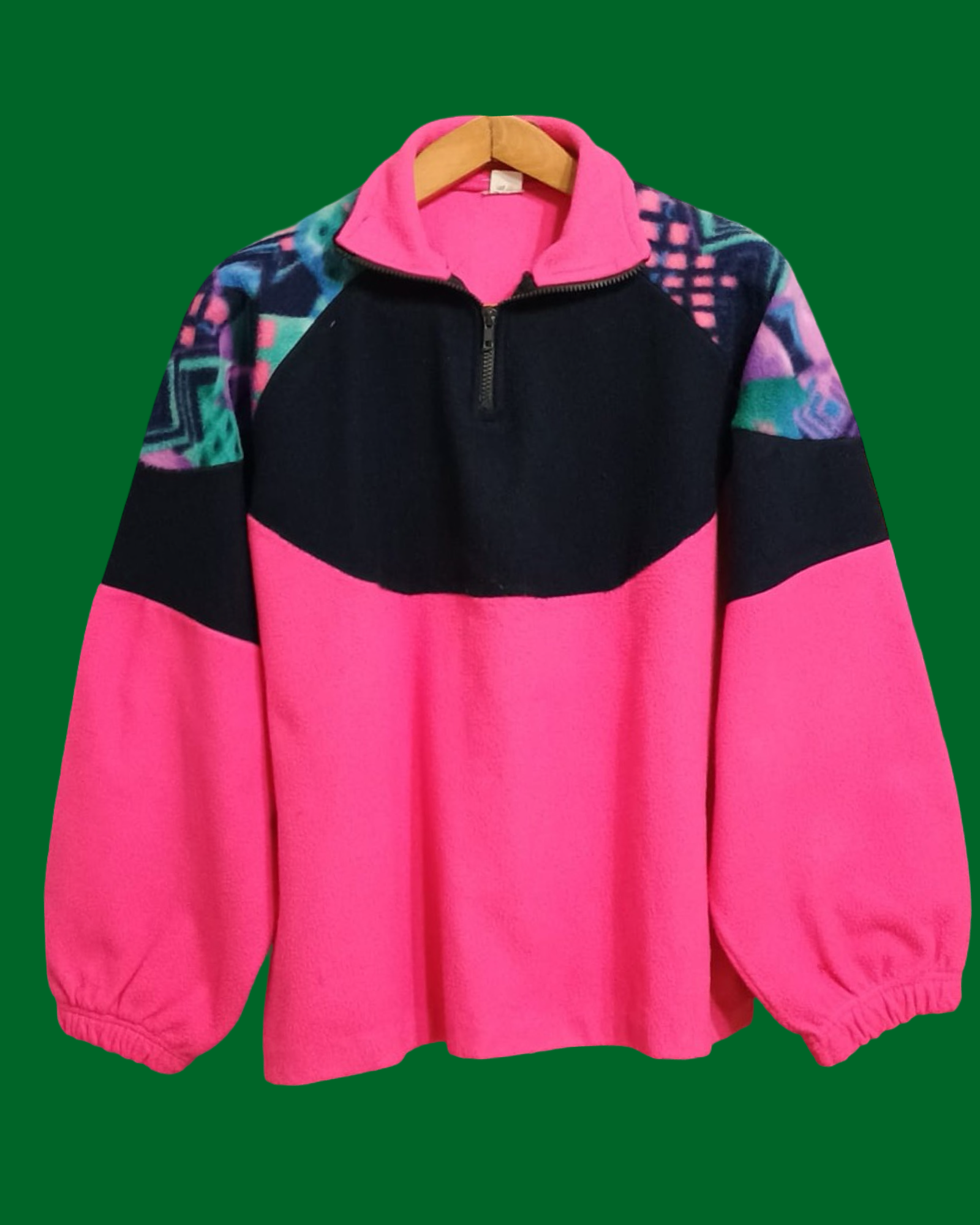 Vintage Multicolor Fantasy 90's Sweatshirt Woman Size M