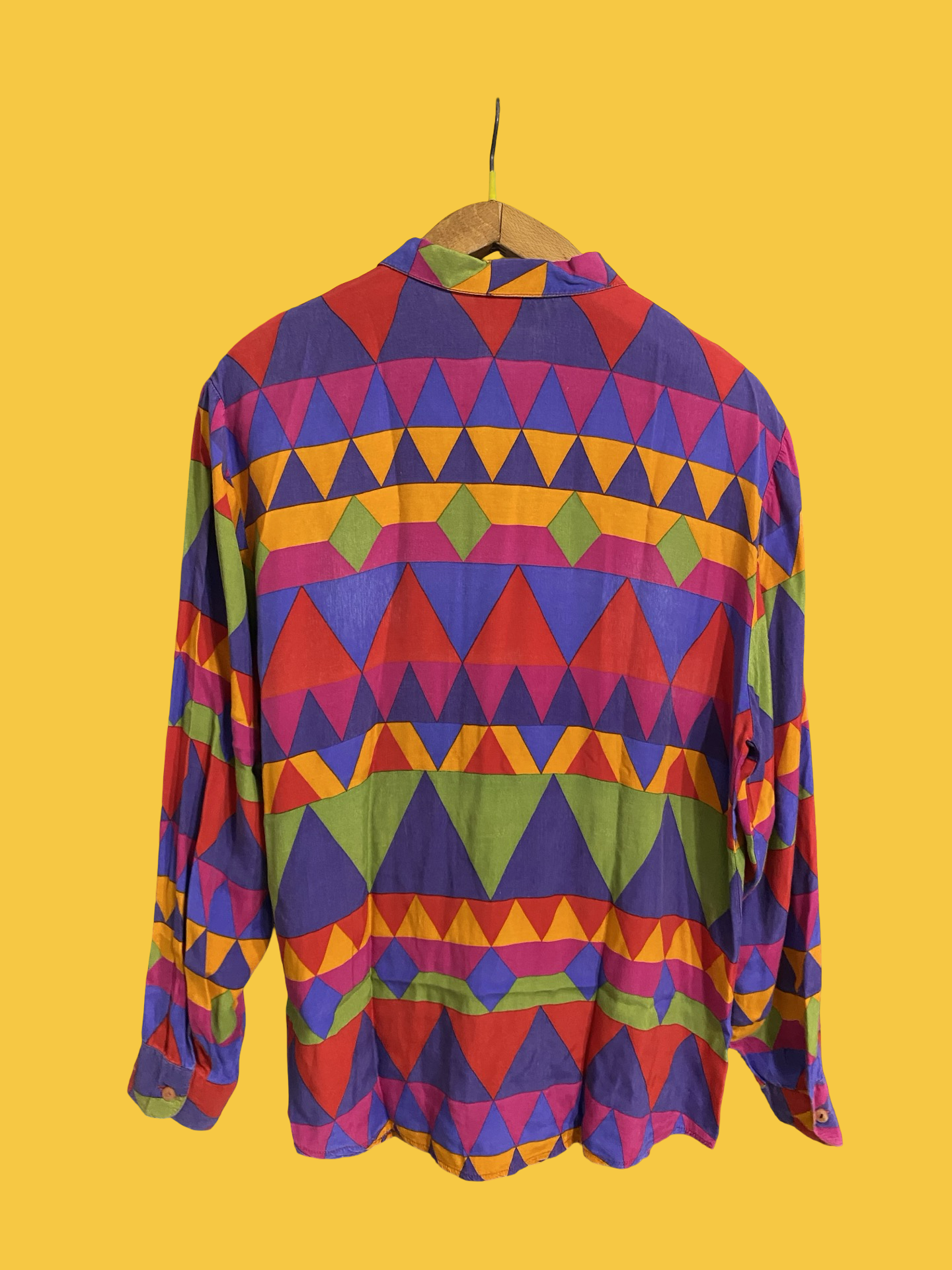 Vintage Style Multicolor Fantasy 90's Shirt Woman Size M