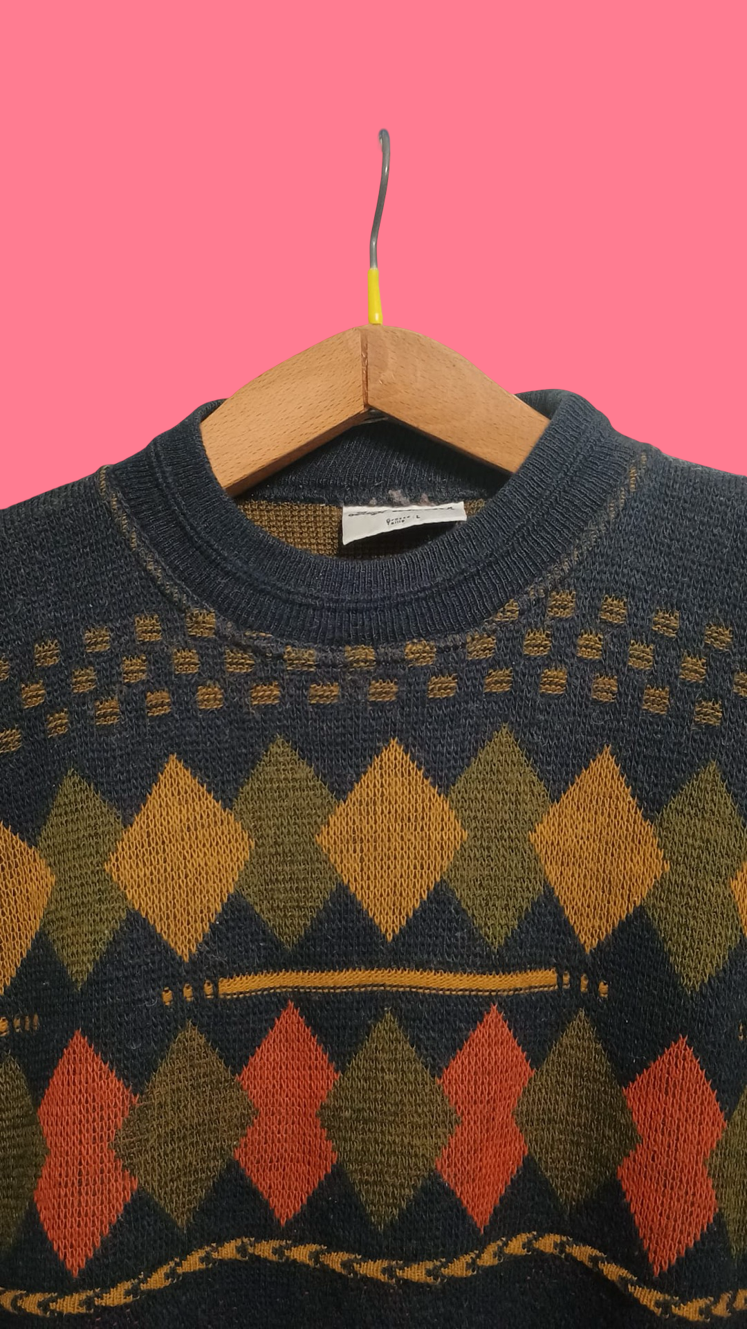 Vintage Multicolor Fantasy 90's Sweater Unisex Size M