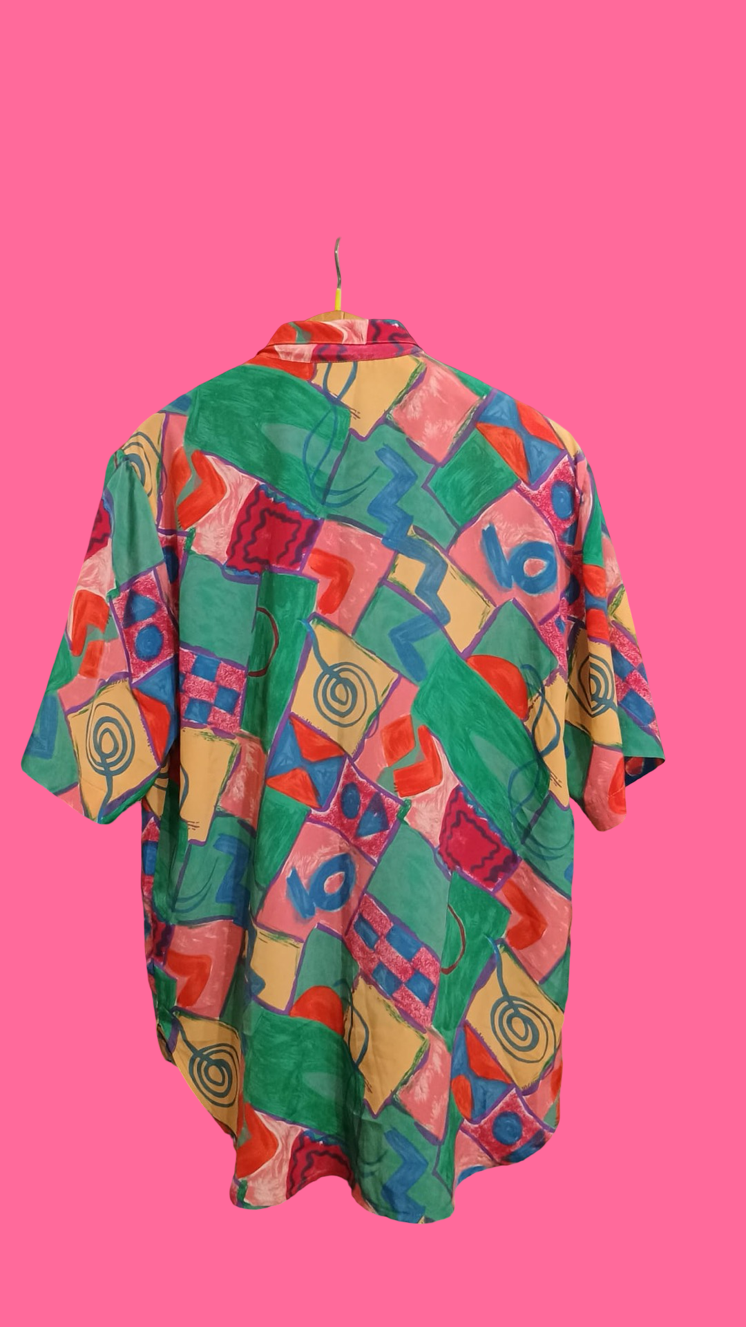 Vintage Multicolor Fantasy 90's Shirt Woman Size L