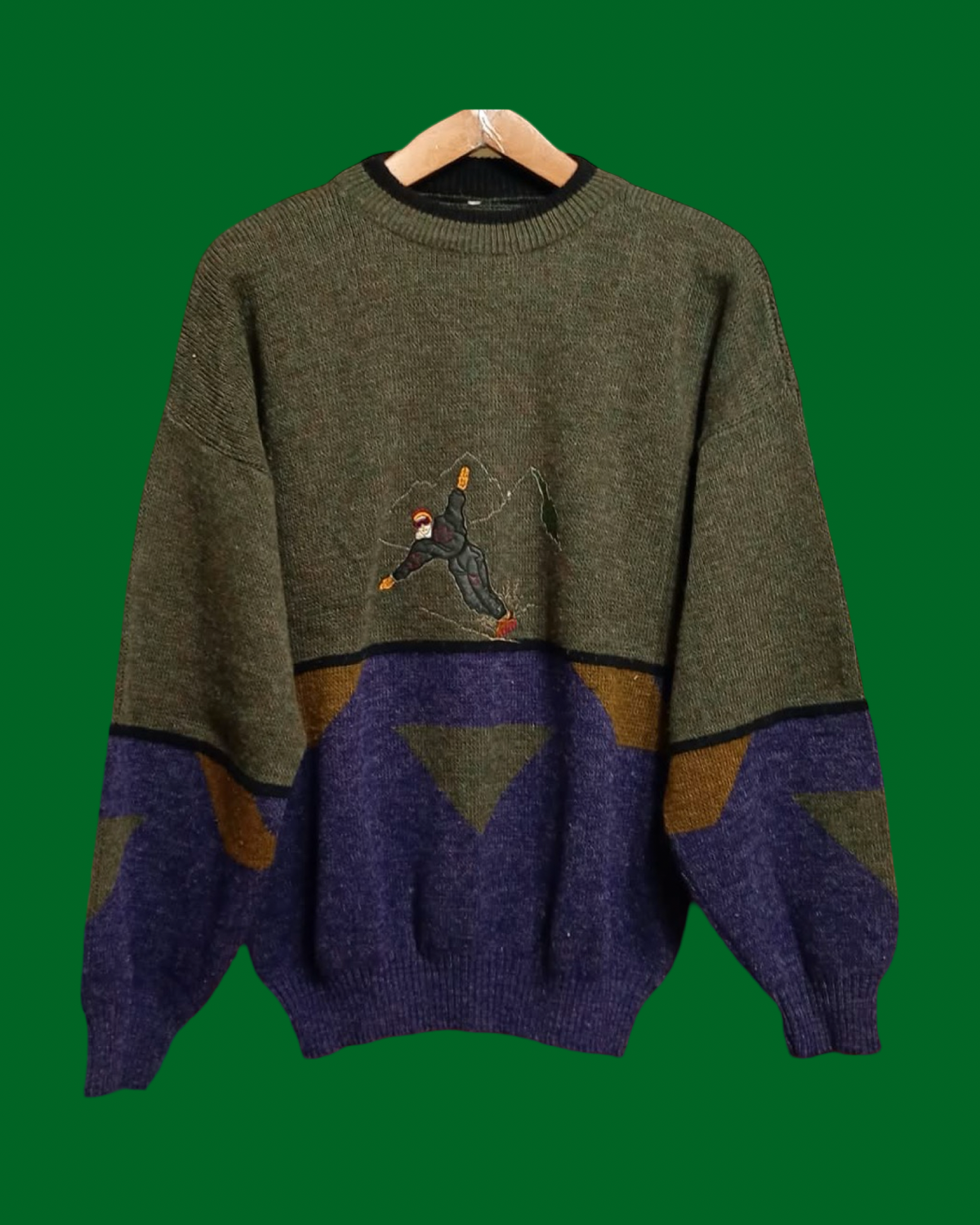 Vintage Multicolor Fantasy 90's Rare Sweater Unisex Size L