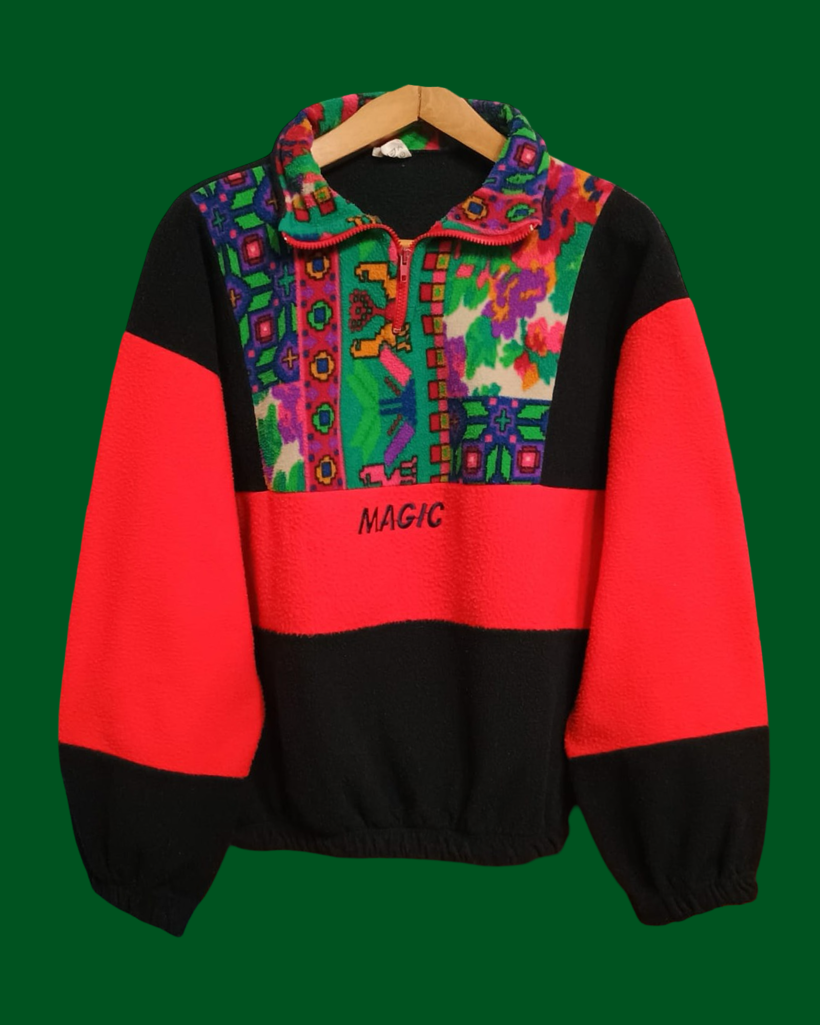 Vintage Multicolor Fantasy 90's Sweatshirt Unisex Size M