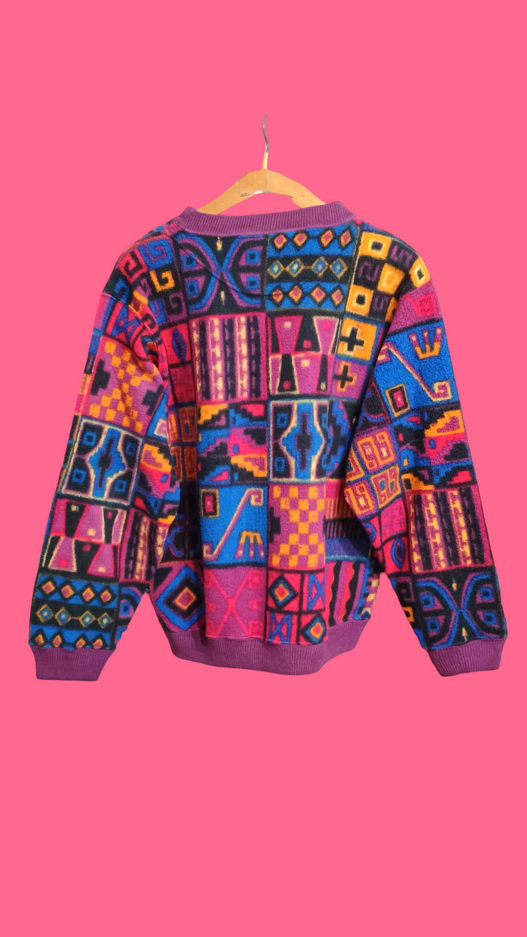 Vintage Multicolor Fantasy 90's Sweatshirt Unisex Size M