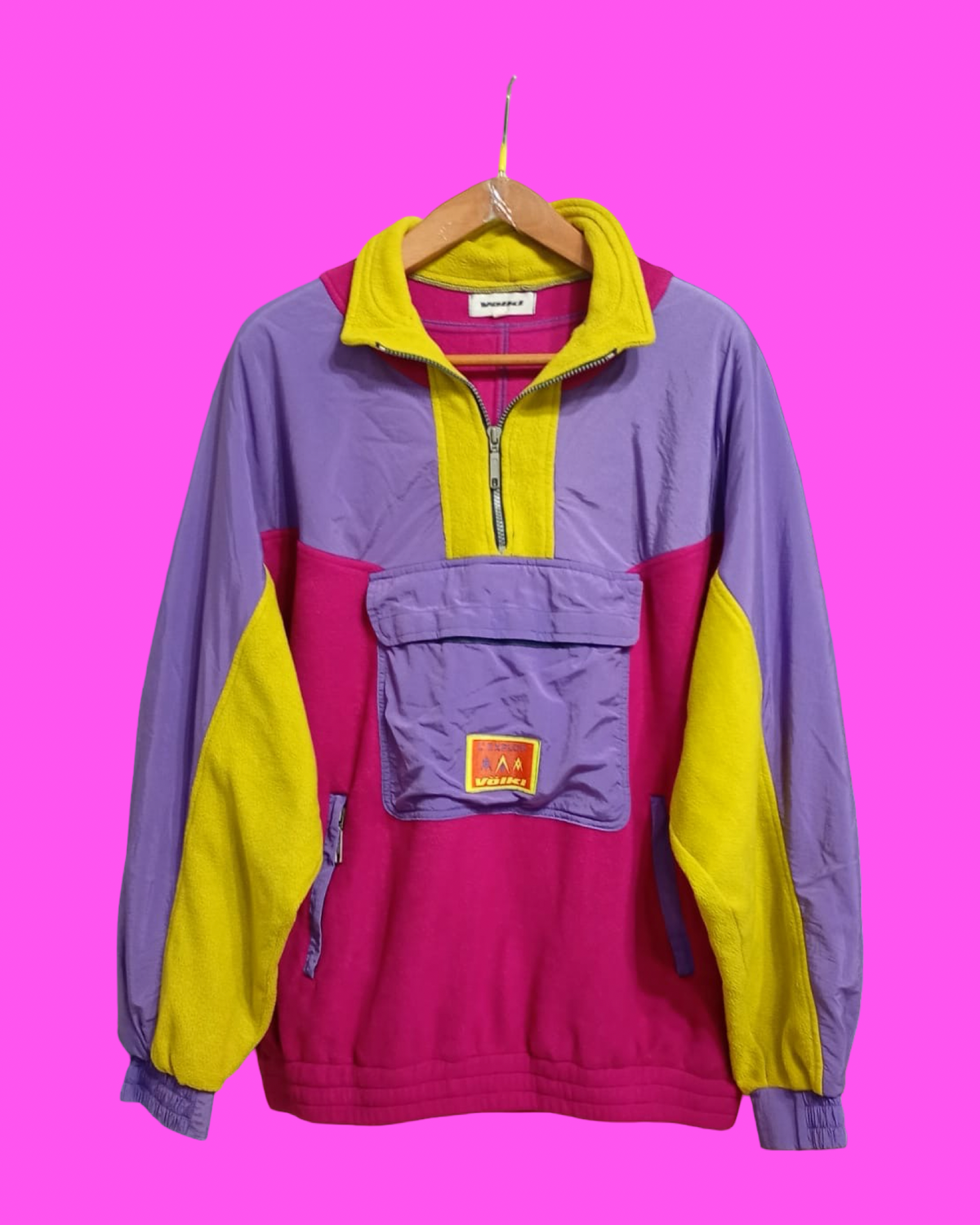 Vintage Multicolor Fantasy 90's Rare Fleece Unisex Size XL