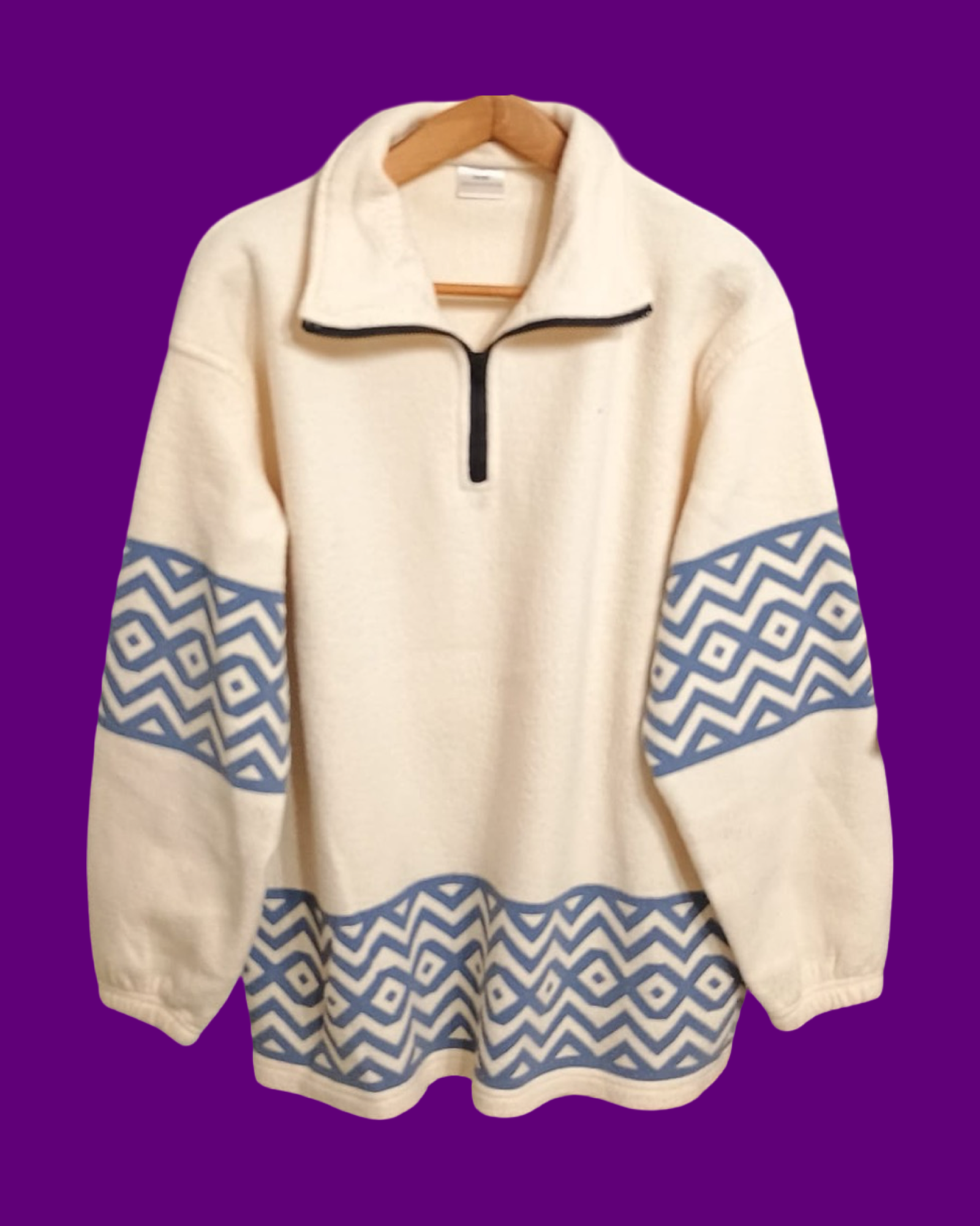 Vintage Multicolor Fantasy 90's Fleece Unisex Size XL