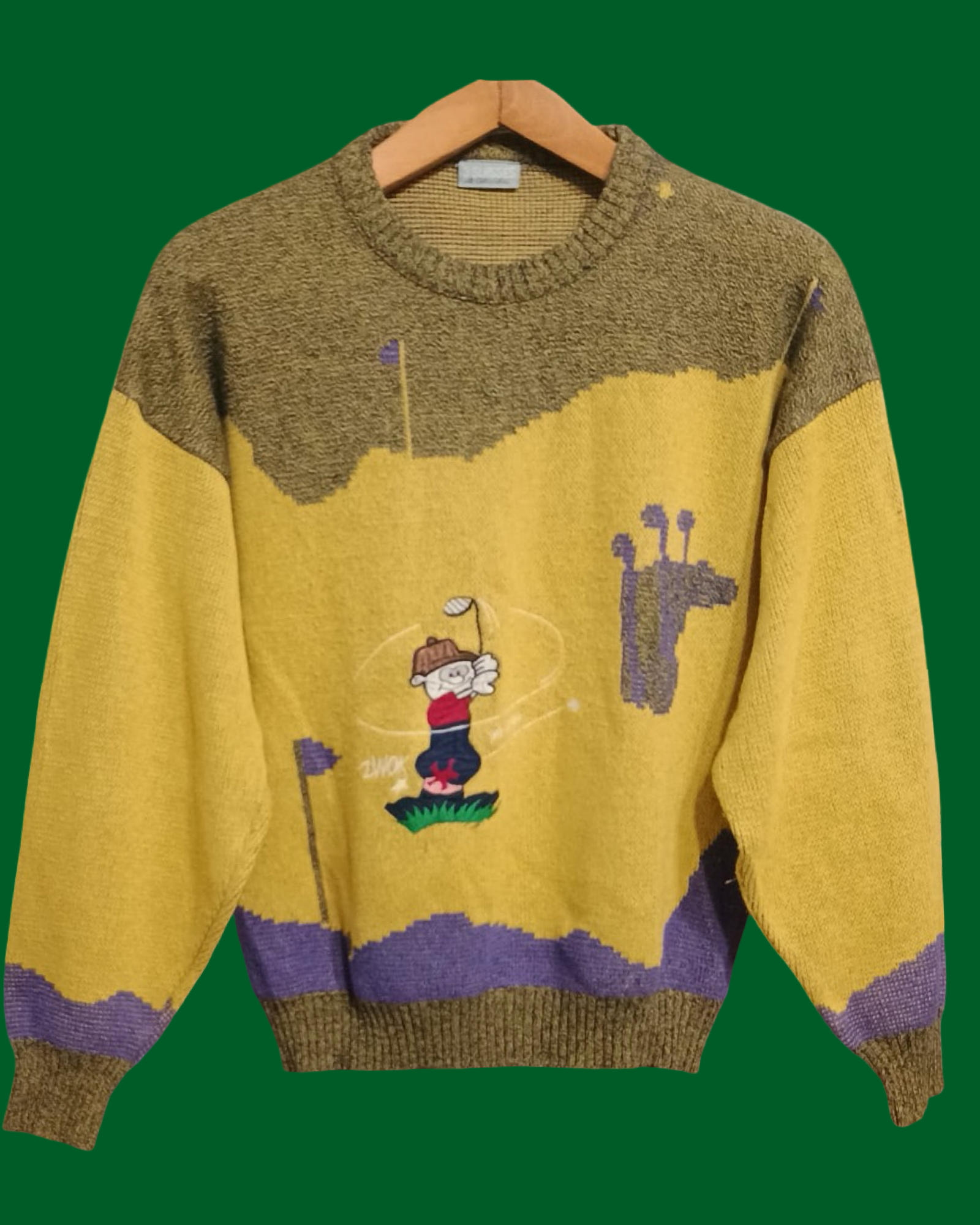 Vintage Multicolor Fantasy 90's Sweater Unisex Size S