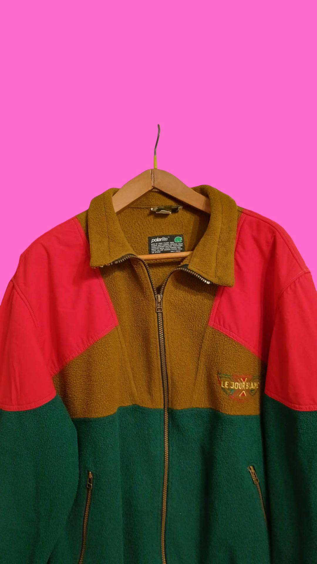 Vintage Multicolor Fantasy 90's Fleece Unisex Size L