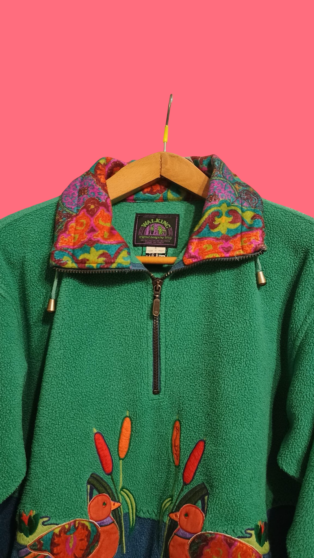 Vintage Multicolor Fantasy 90's Sweatshirt Unisex Size S