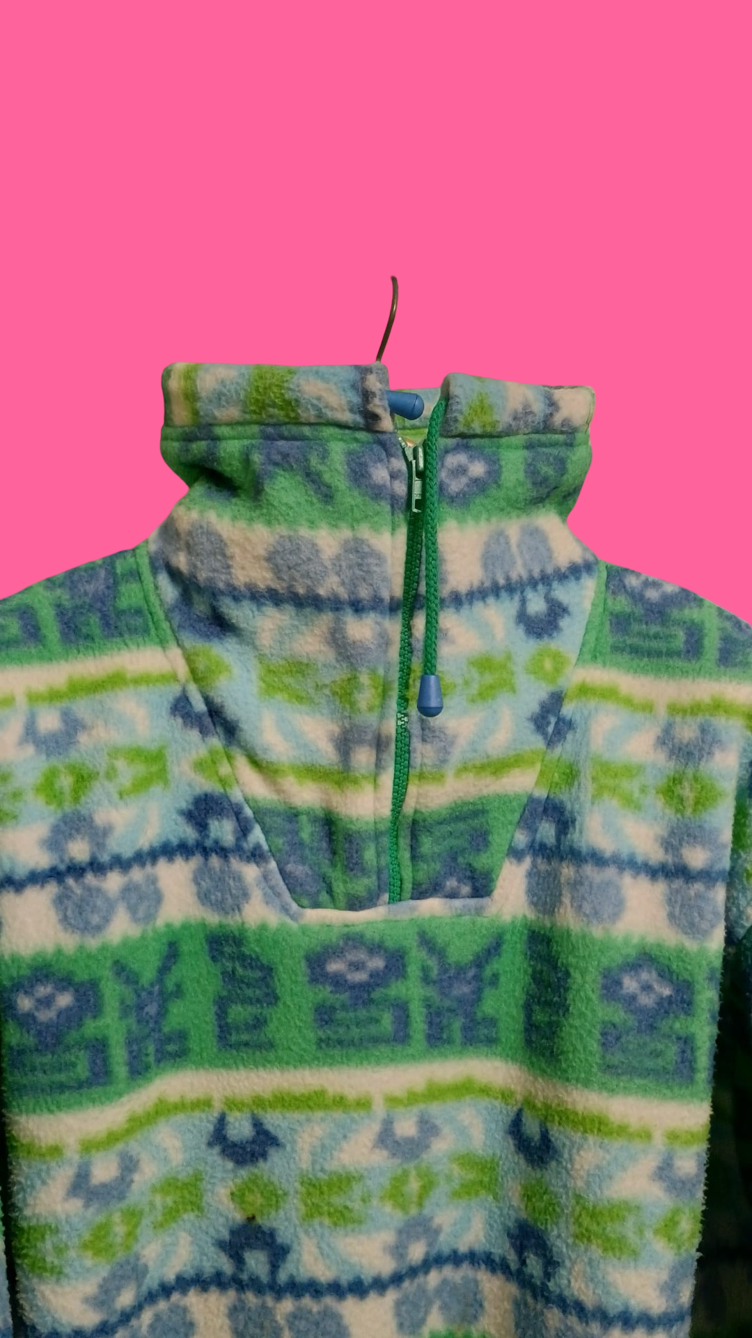 Vintage Multicolor Fantasy 90's Fleece Unisex Size L
