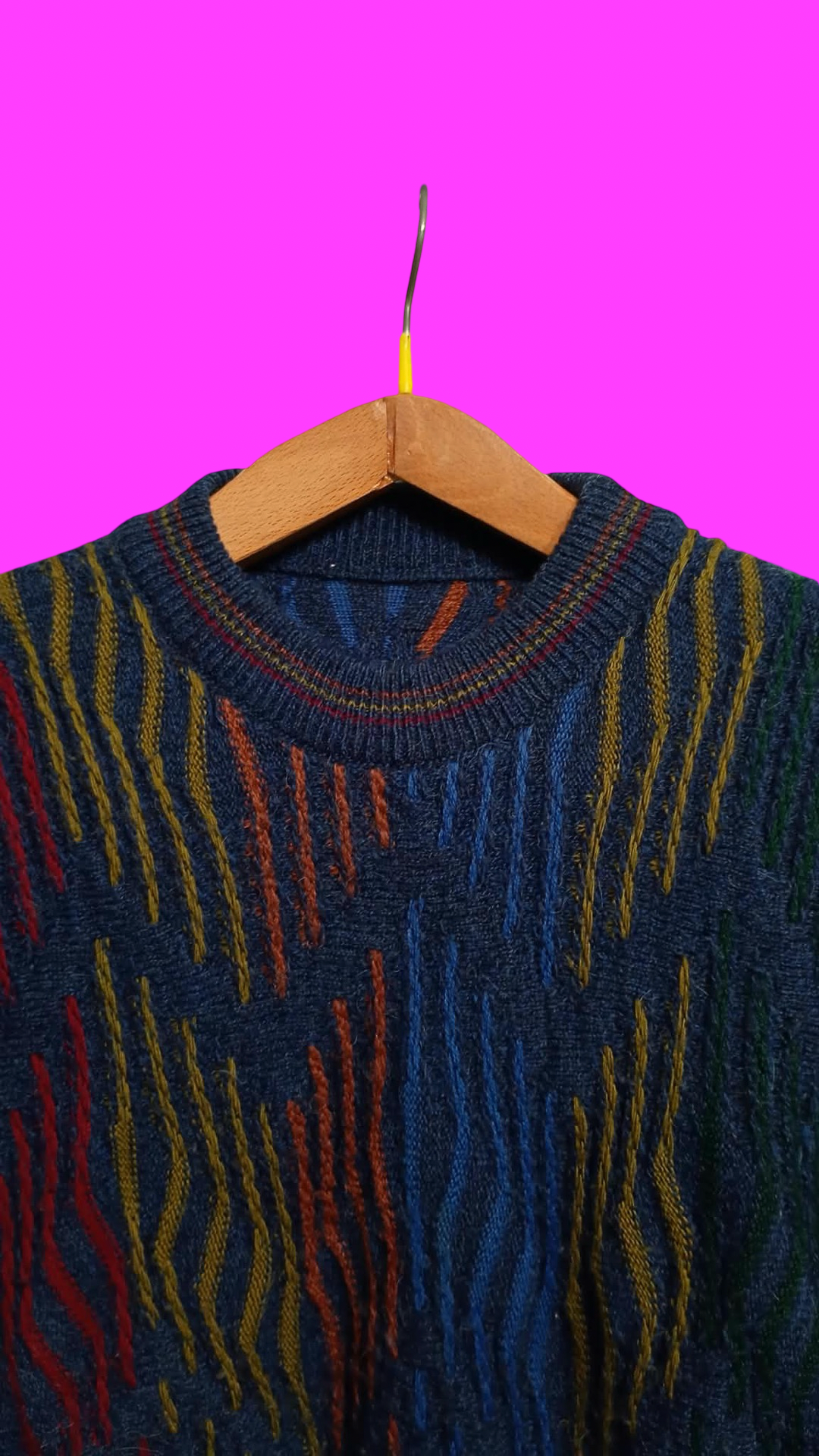 Vintage Multicolor Fantasy 90's Sweater Unisex Size XL