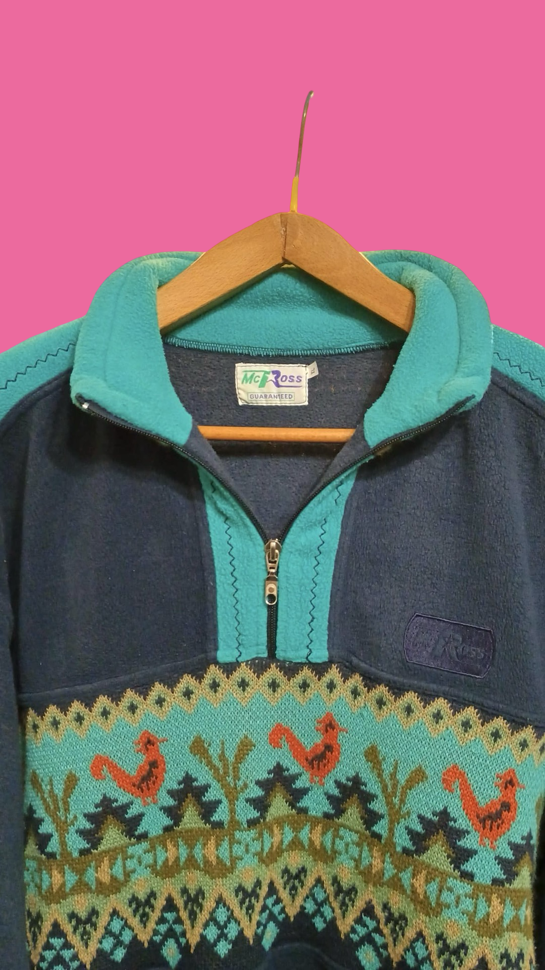 Vintage Multicolor Fantasy 90's Fleece Unisex Size XL