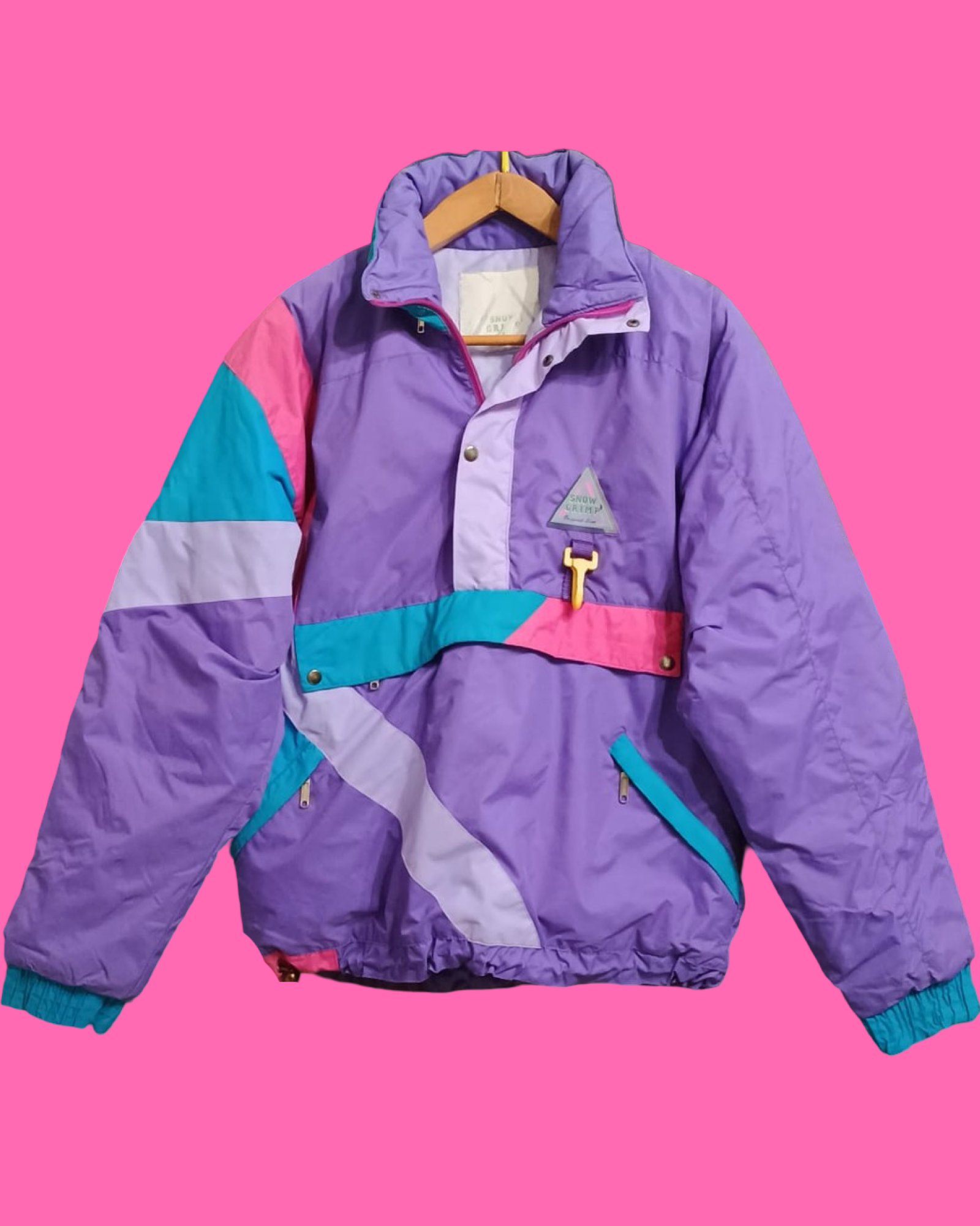 Vintage Multicolor Fantasy 90's Snow Jacket Unisex Size M