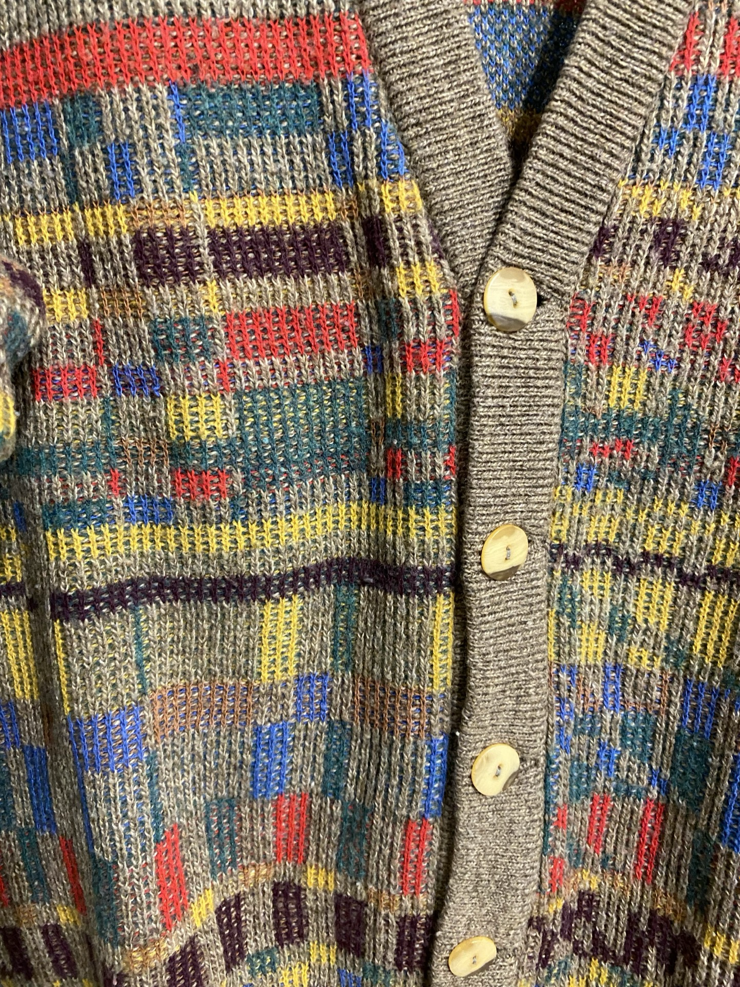 Vintage Multicolor Fantasy 90's Cardigan Unisex Size XL