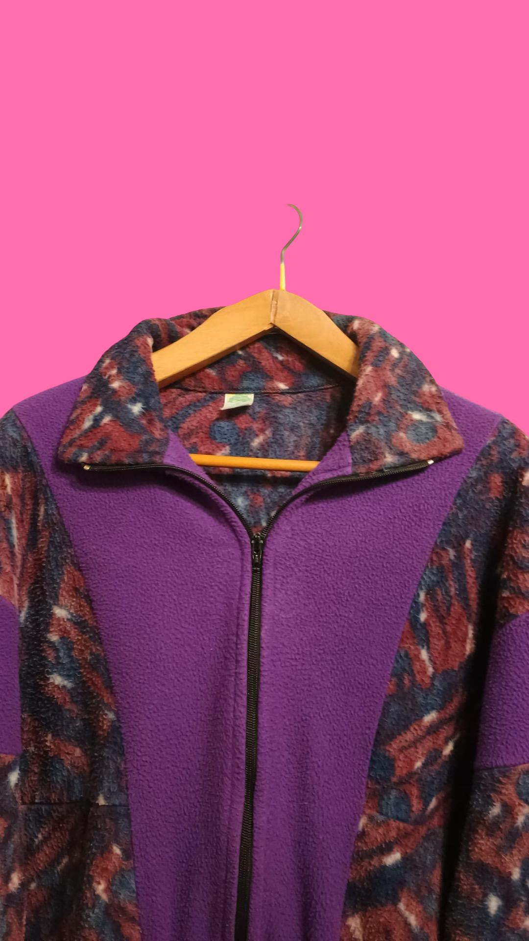 Vintage Multicolor Fantasy 90's Fleece Unisex Size M