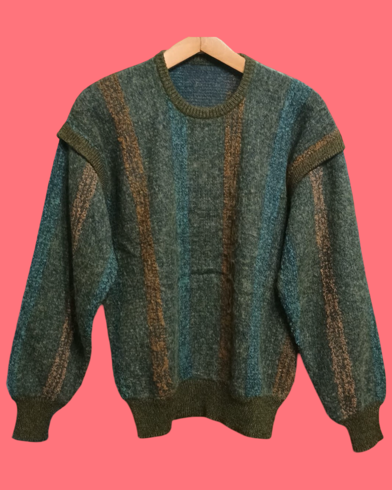 Vintage Multicolor Fantasy 90's Sweater Unisex Size S