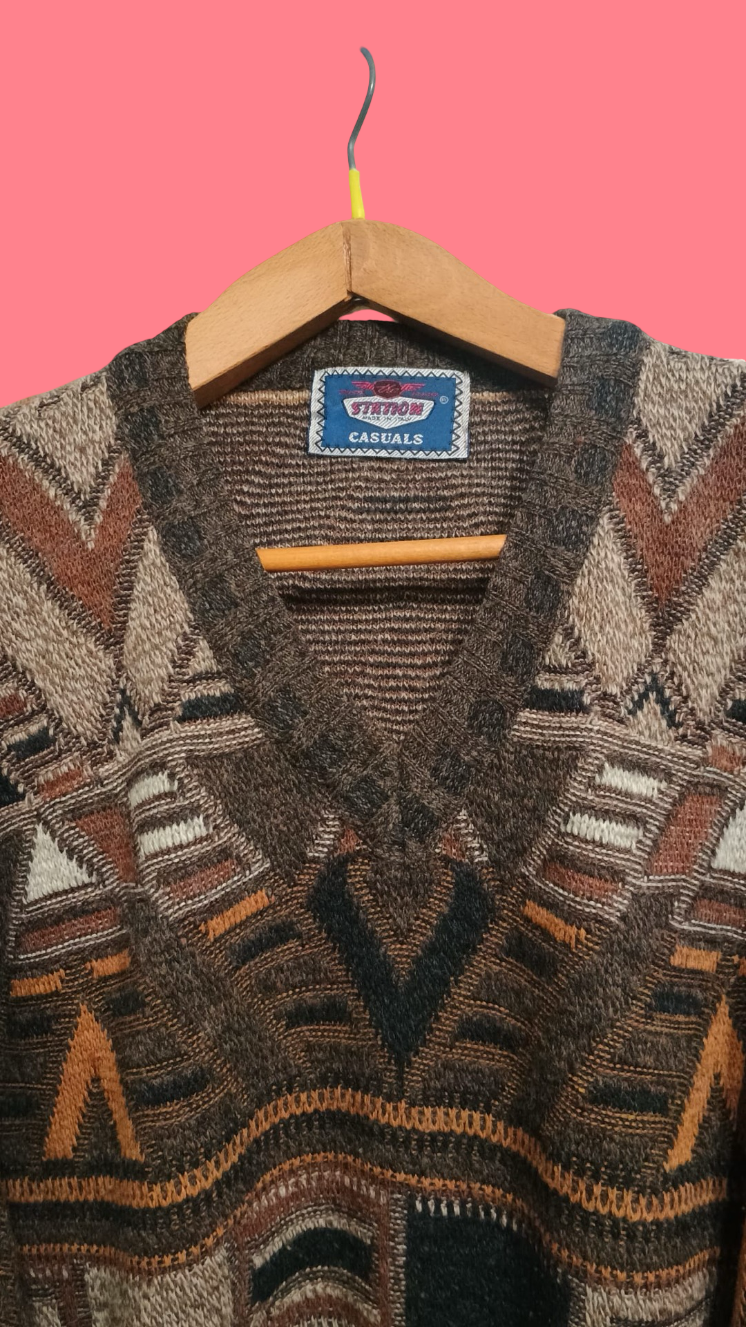 Vintage Multicolor Fantasy 90's Sweater Unisex Size M