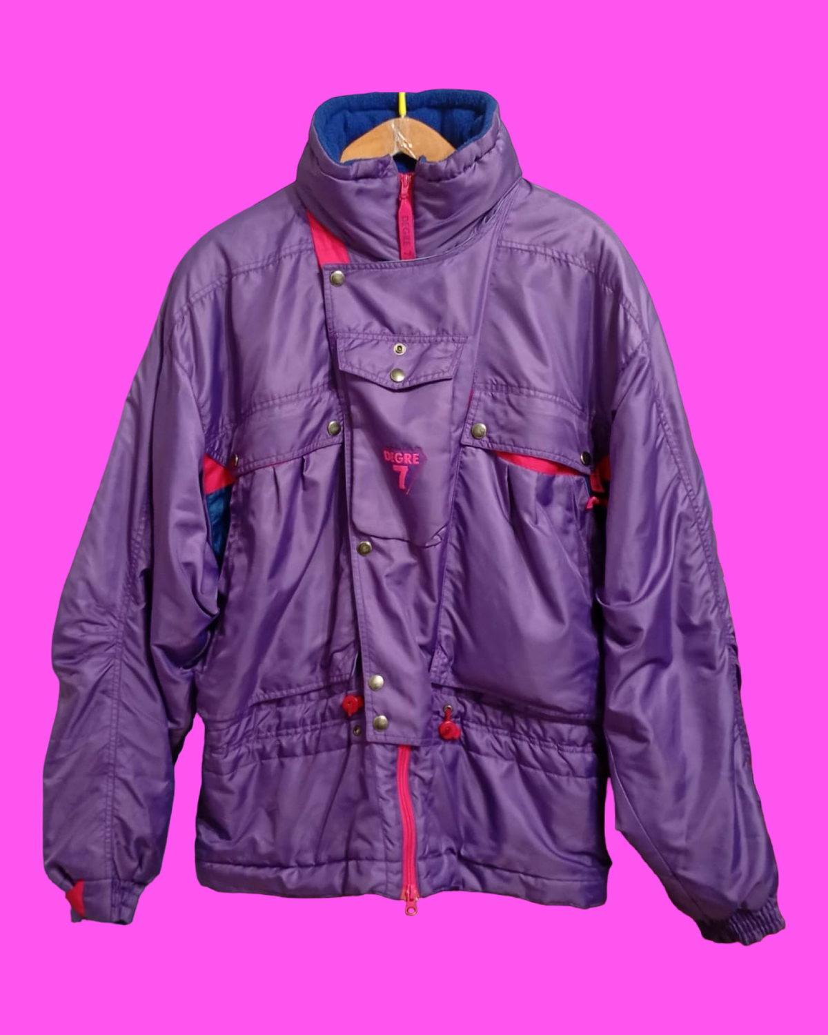 Vintage Multicolor Fantasy 90's Rare Snow Jacket Unisex Size XL