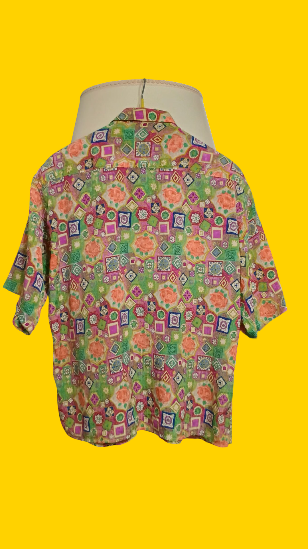 Vintage Multicolor Fantasy 90's Shirt Woman Size M