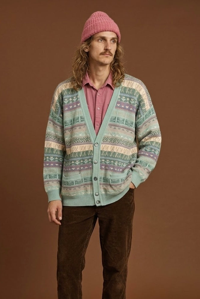 Vintage Multicolor Fantasy 90's Sweater Unisex Size XL
