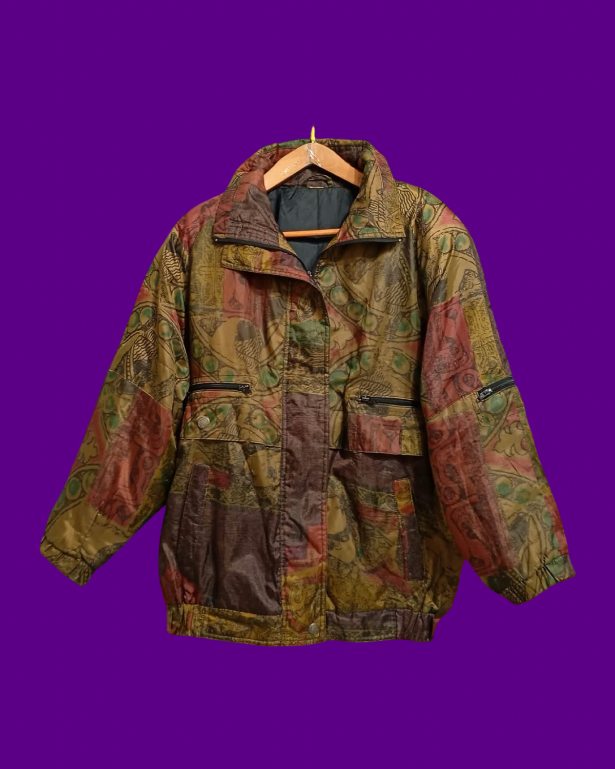 Vintage Multicolor Fantasy 90's Rare Jacket Unisex Size XL