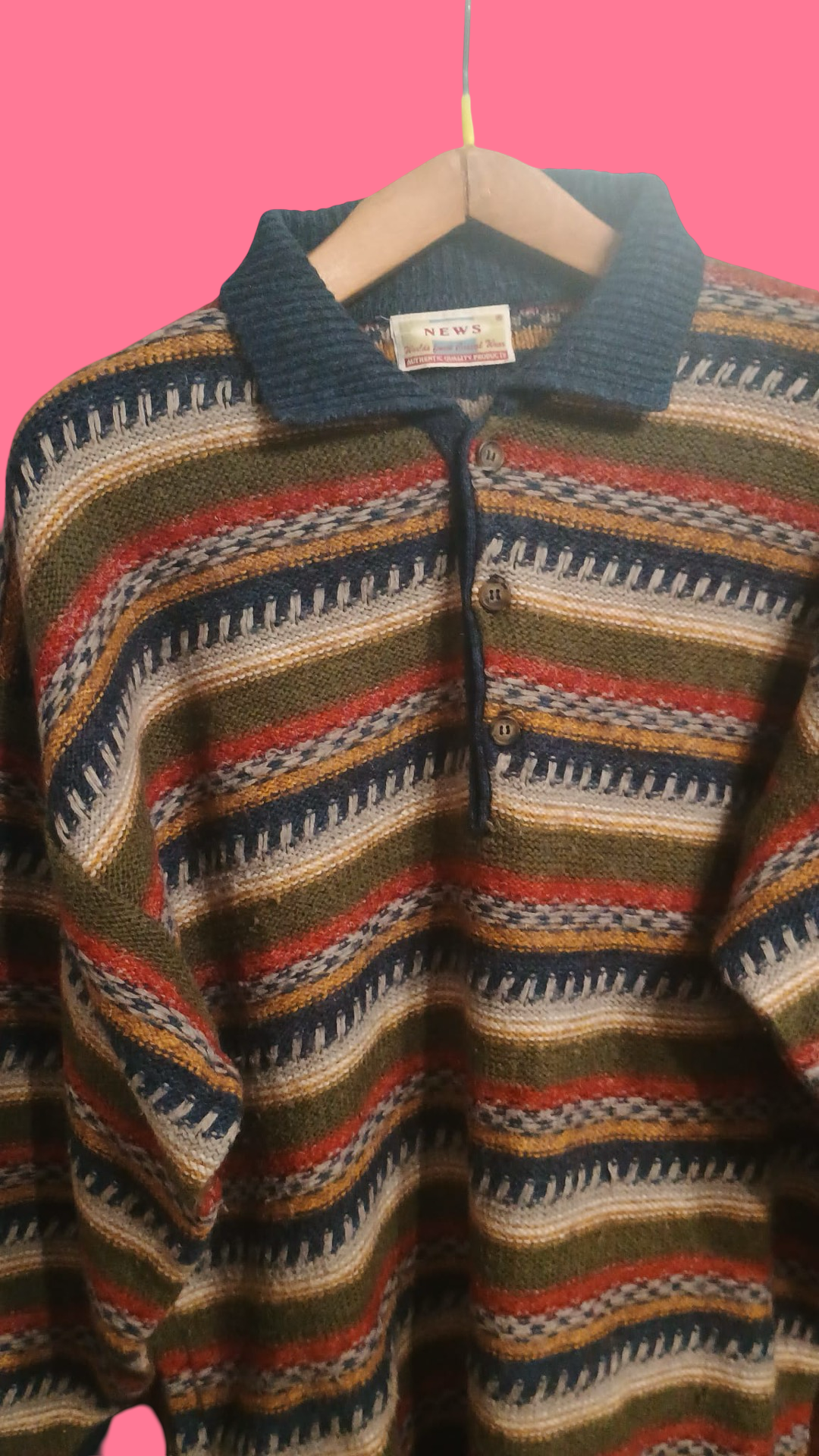 Vintage Multicolor Fantasy 90's Sweater Unisex Size XXL