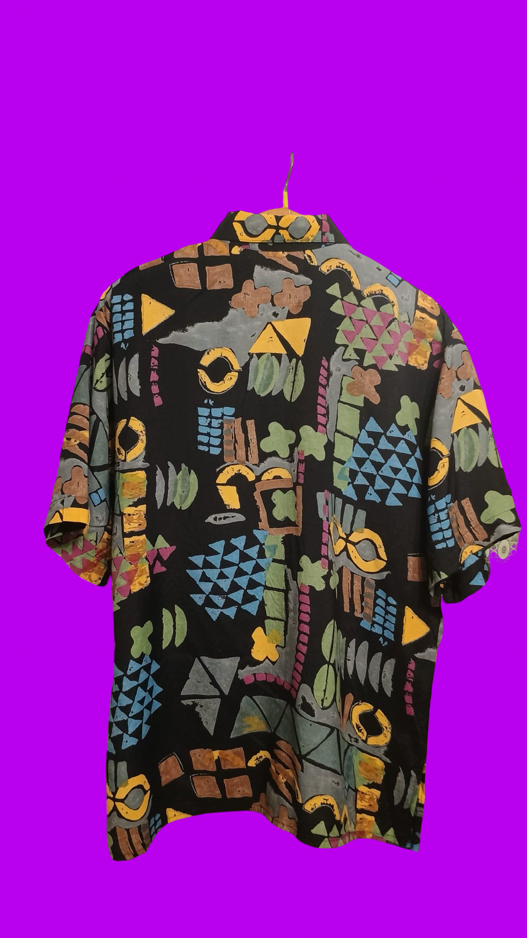 Vintage Multicolor Fantasy 90's Shirt Woman Size M