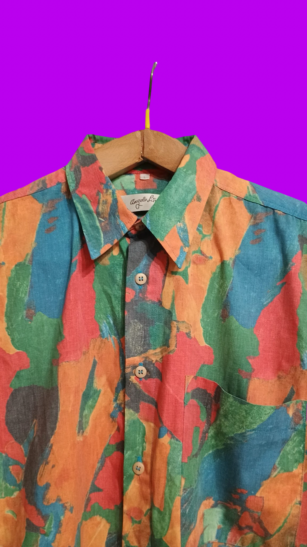 Vintage Multicolor Fantasy 90's Shirt Unisex Size L