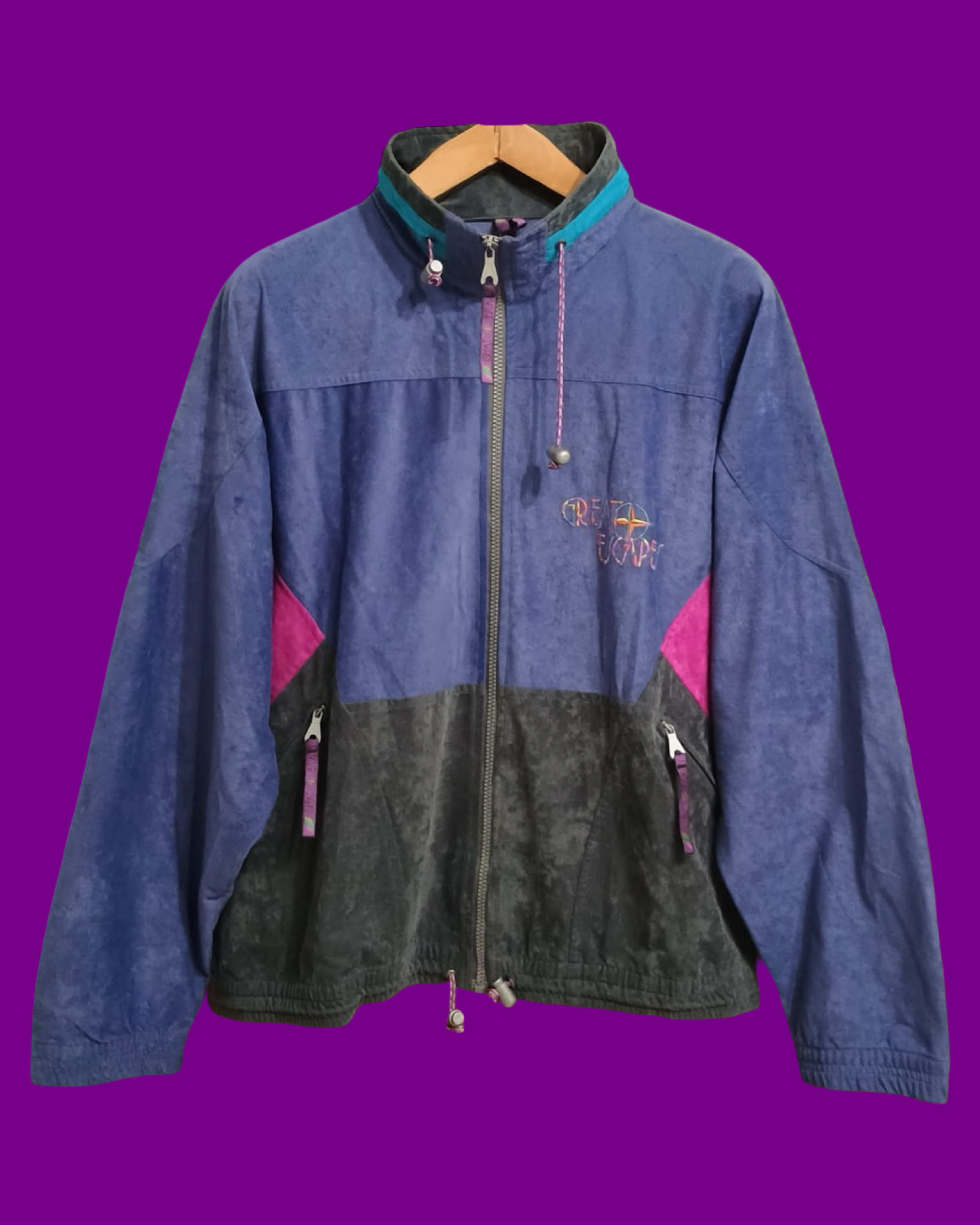 Vintage Multicolor Fantasy 90's Sweatshirt Unisex Size M