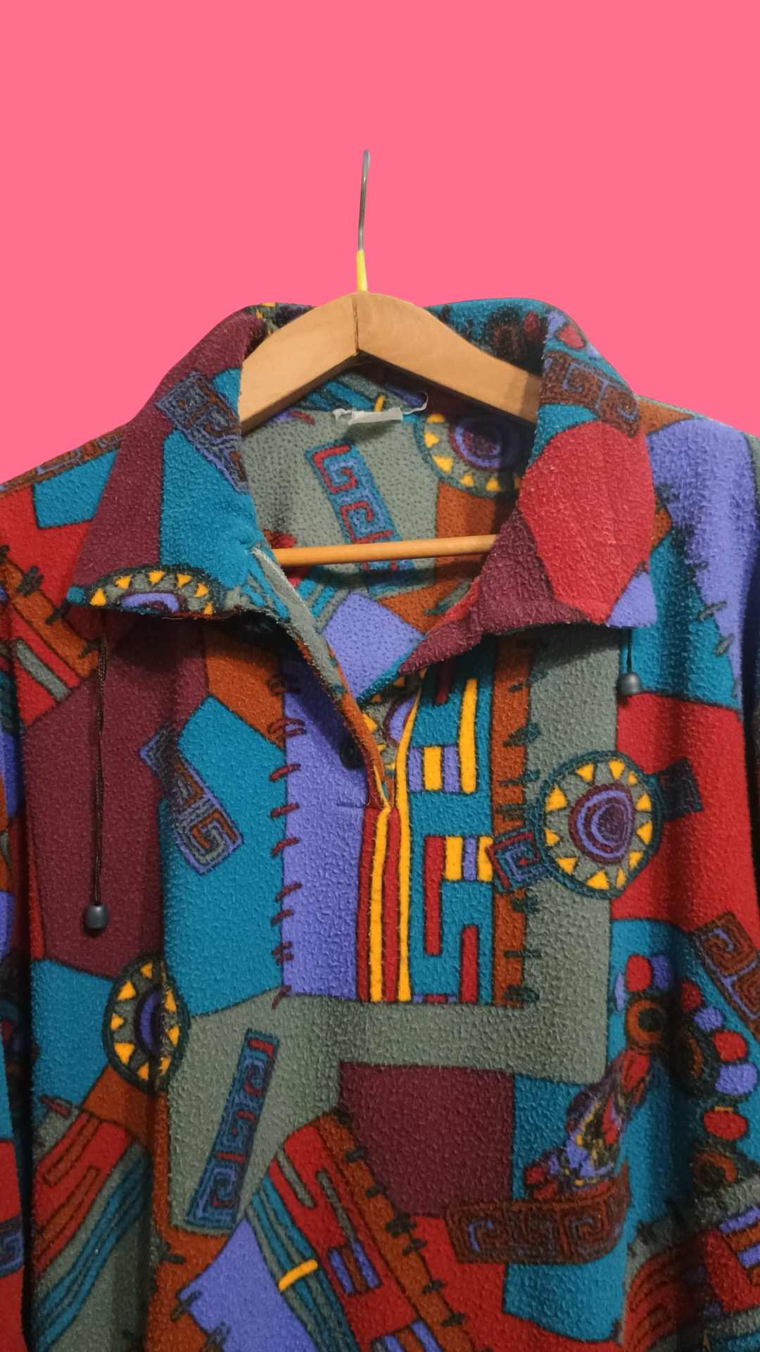 Vintage Multicolor Fantasy 90's Sweatshirt Unisex Size XL