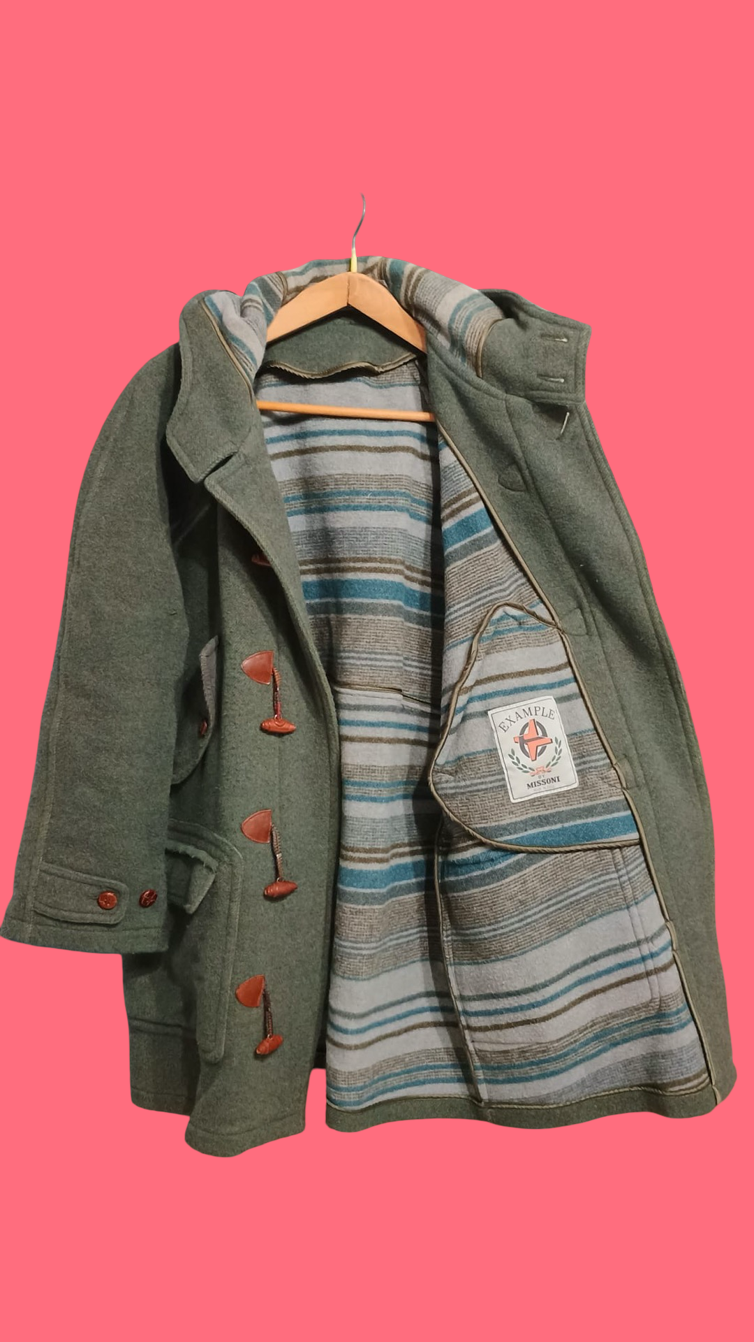 Vintage Multicolor Fantasy Missoni 90's Winter Montgomery Unisex Size L