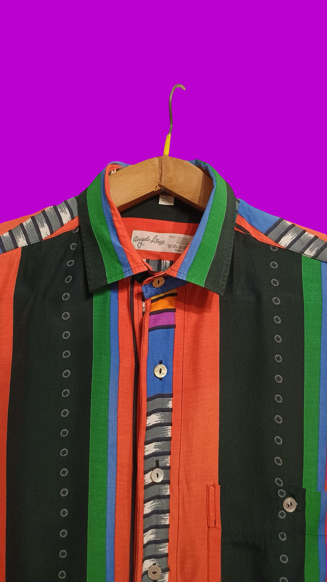 Vintage Multicolor Fantasy 90's Shirt Unisex Size L