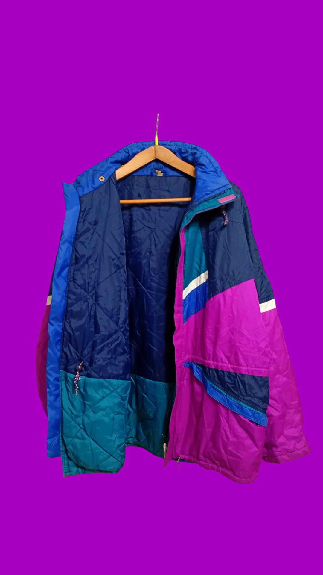 Vintage Multicolor Fantasy 90's Rare Snow Jacket Unisex Size XL